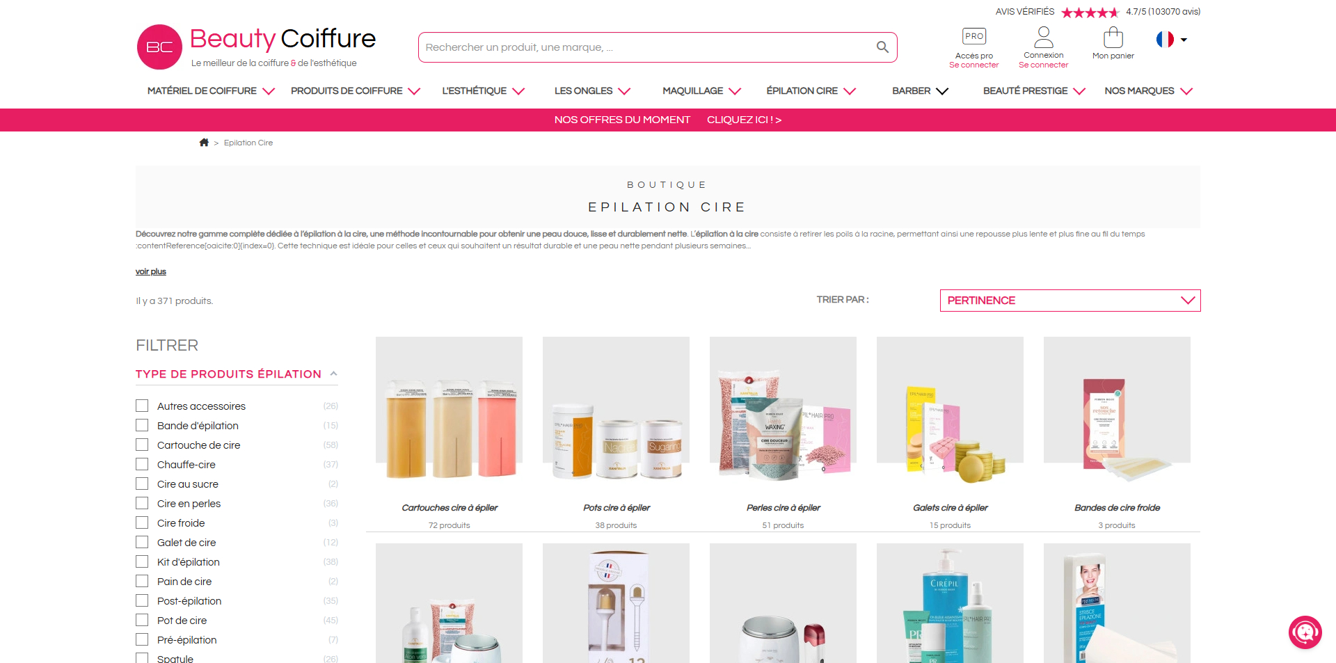 Beauty Coiffure Bons de réduction