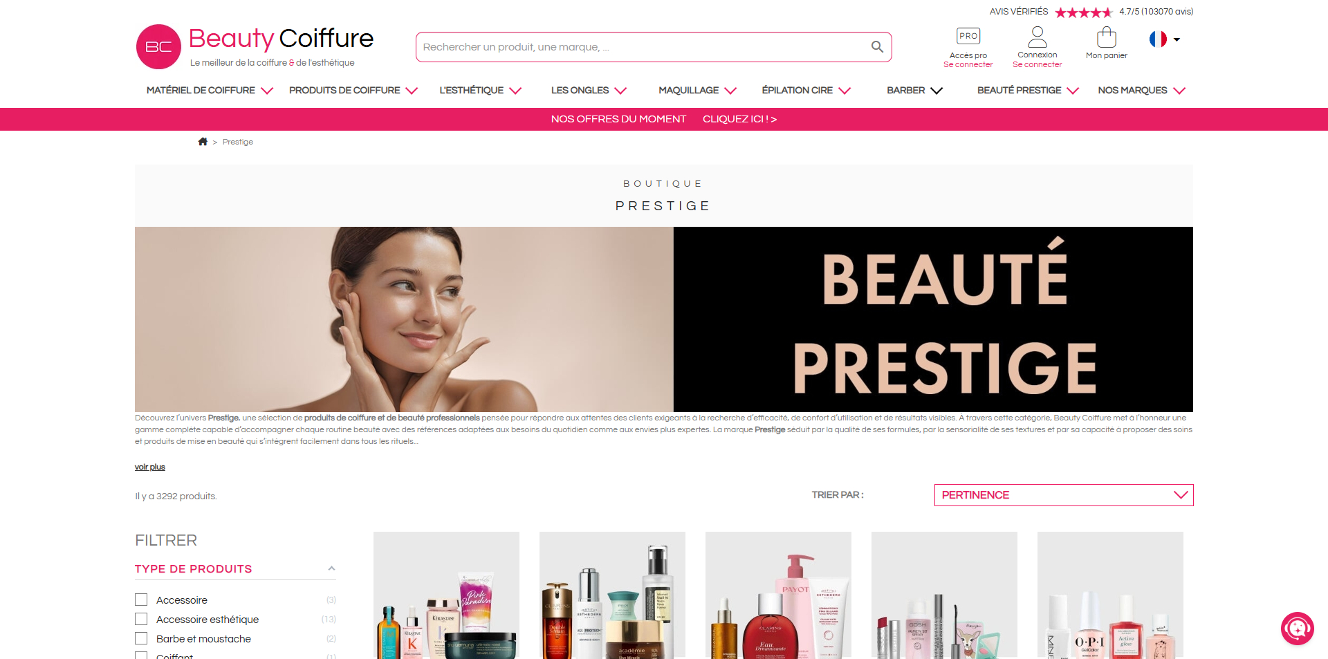 Beauty Coiffure Code de réduction