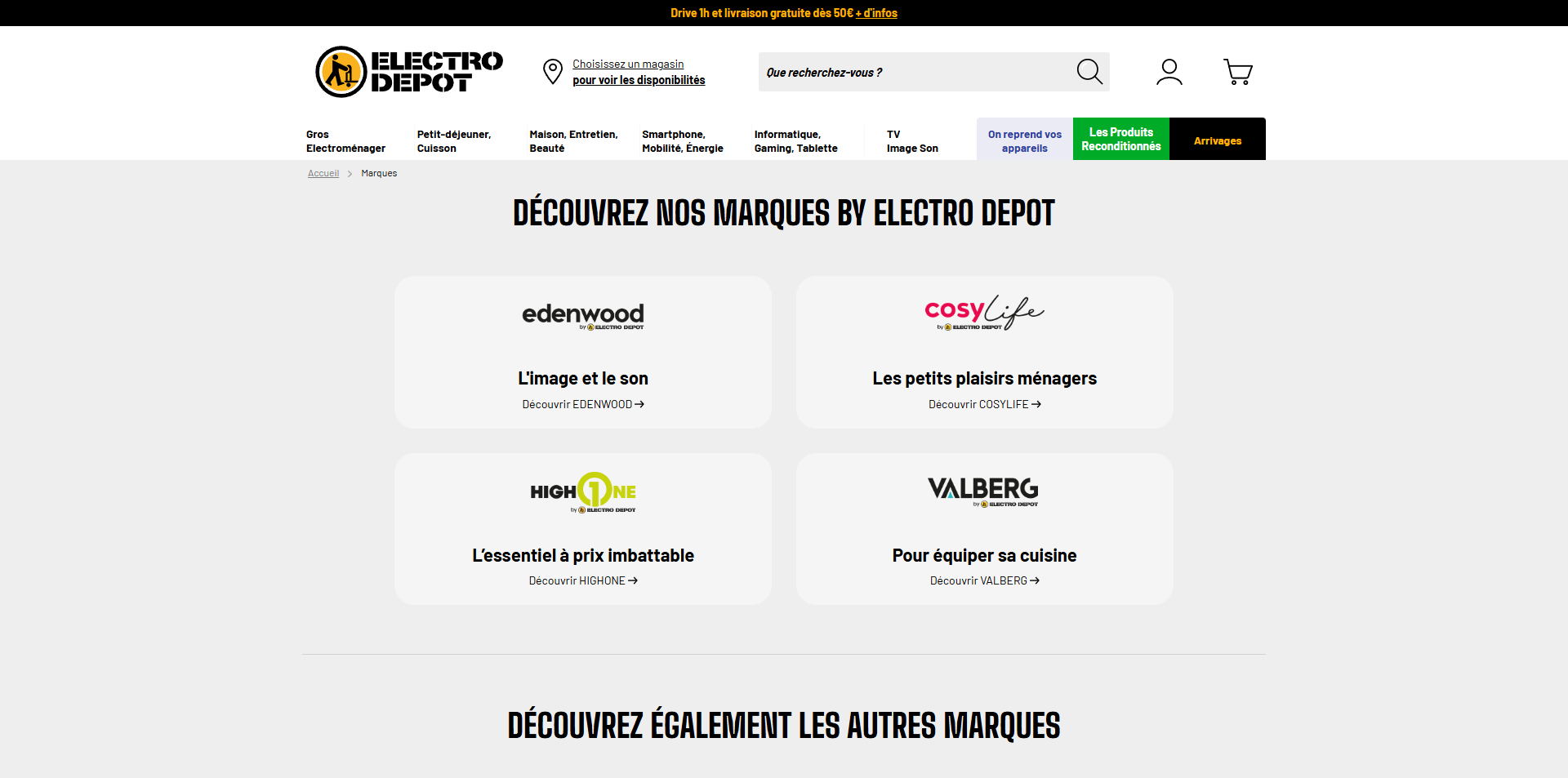 Electro depot Code promo