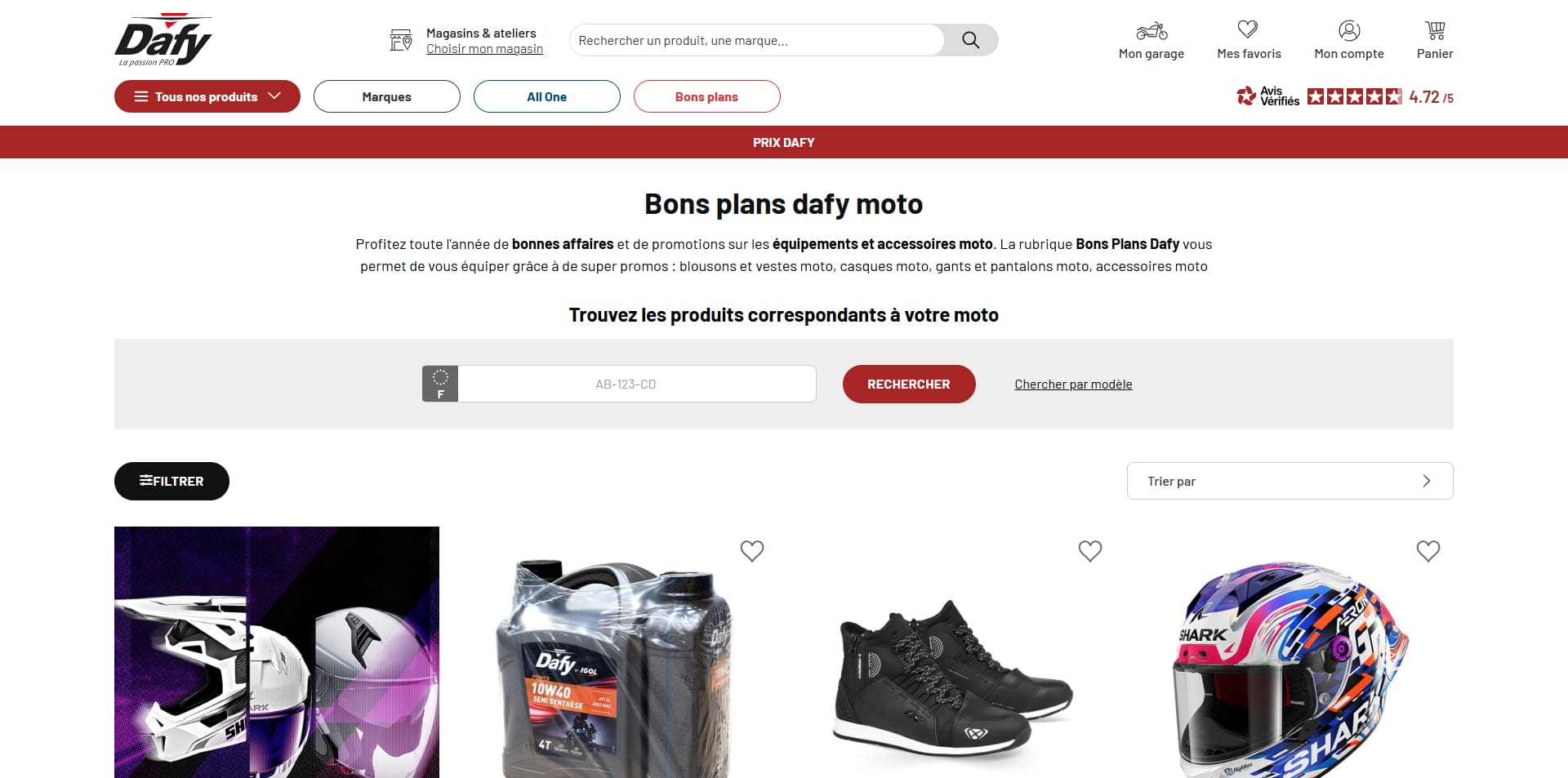 Dafy Moto Bons de réduction