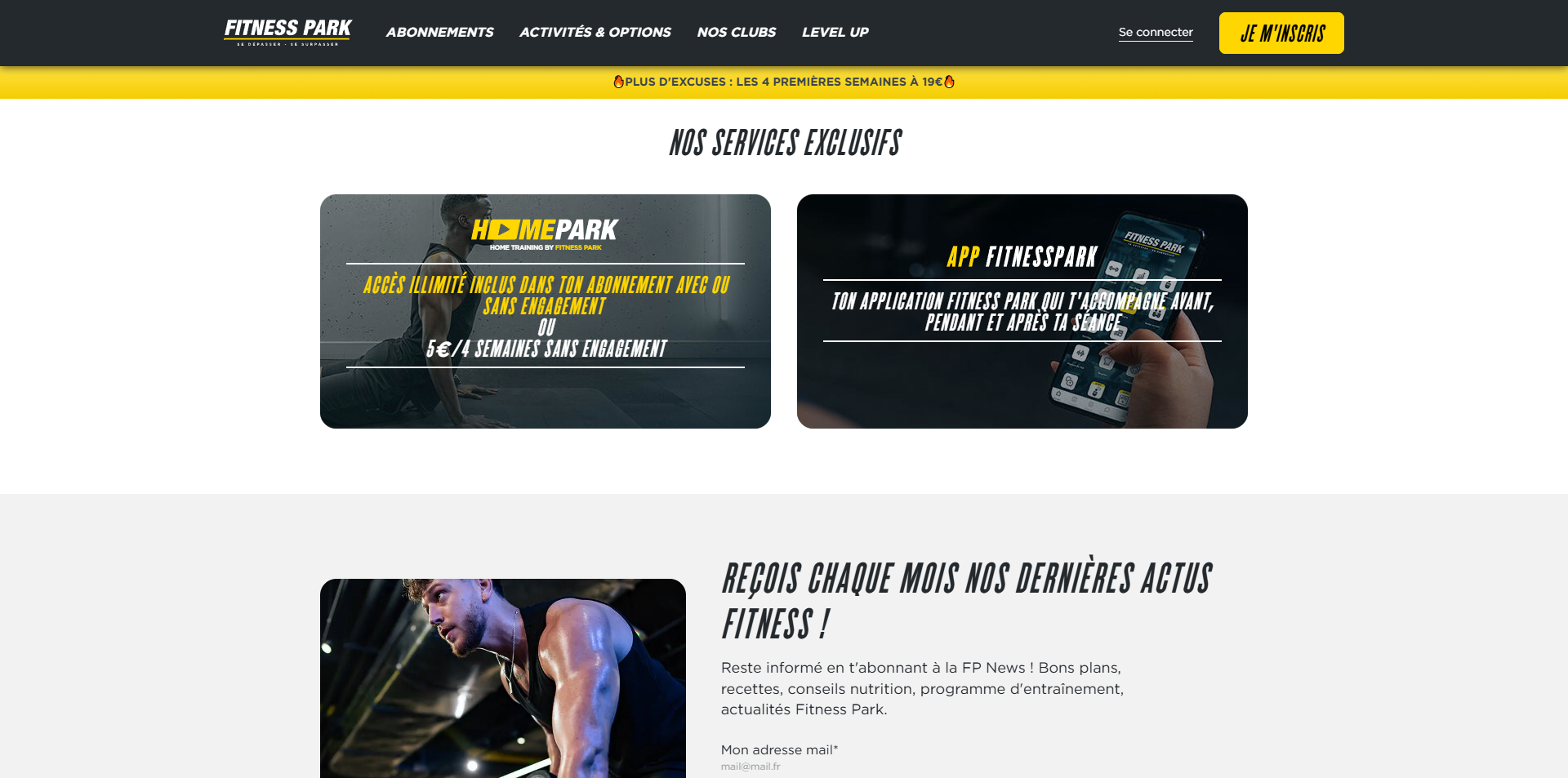 Fitness Park Bon d'achat