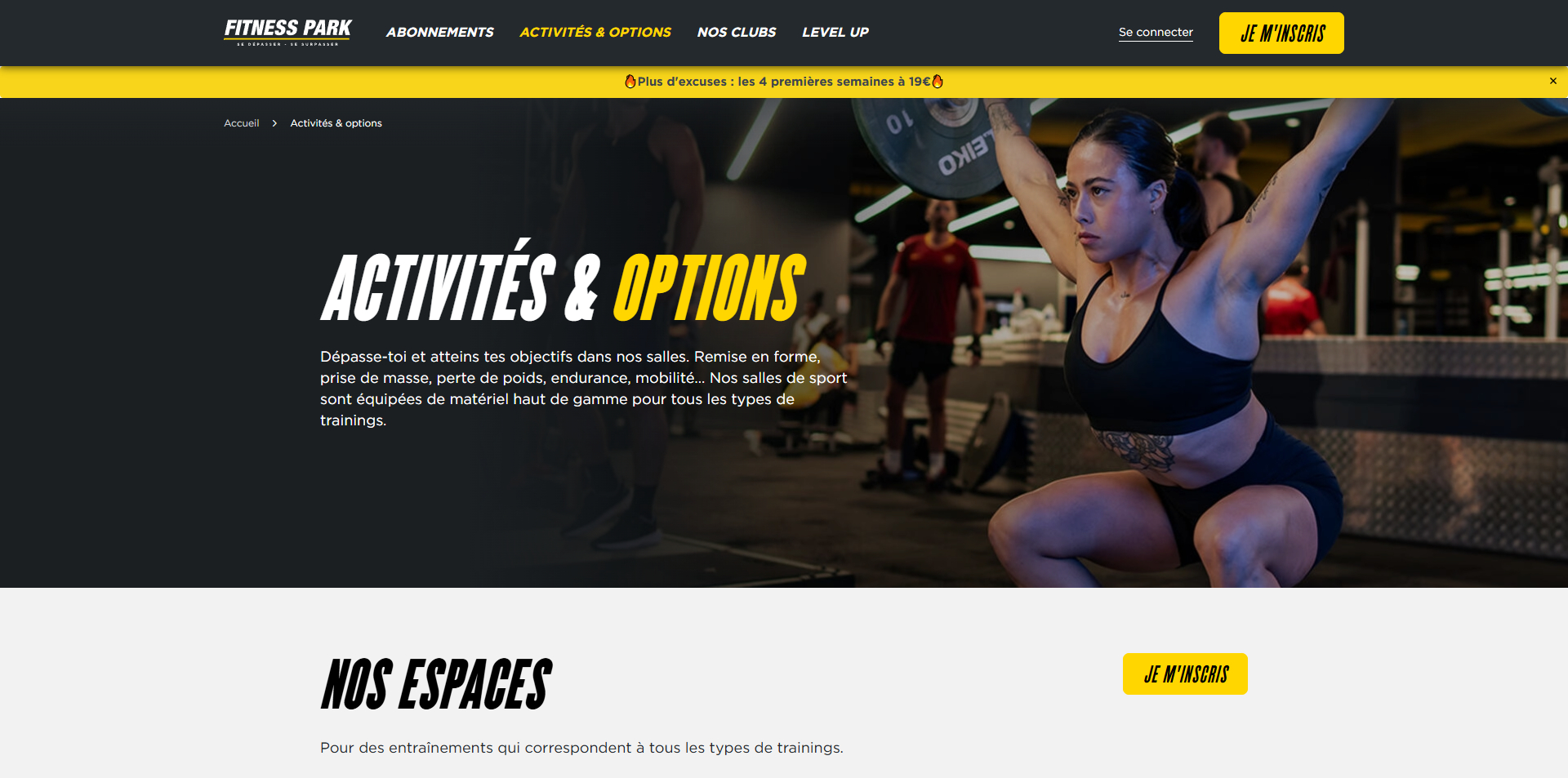 Fitness Park Bons de réduction