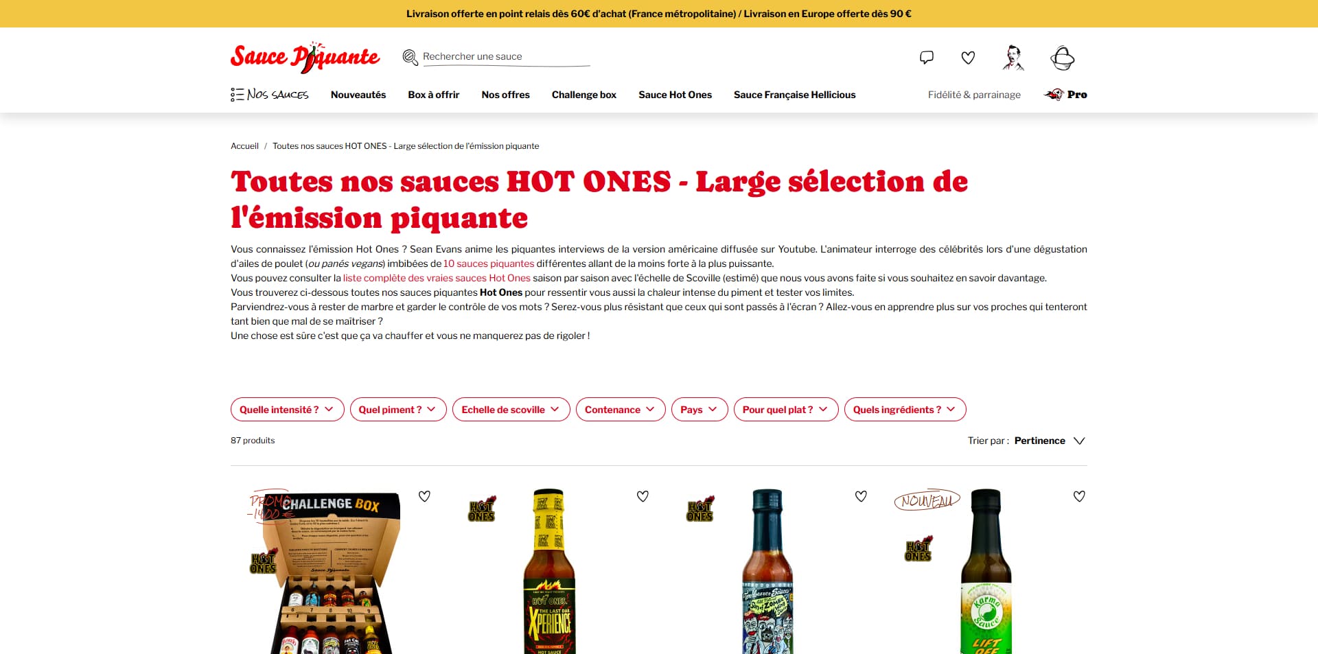 Sauce Piquante Code de réduction