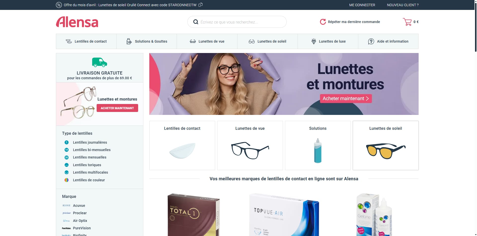 Alensa Code de réduction