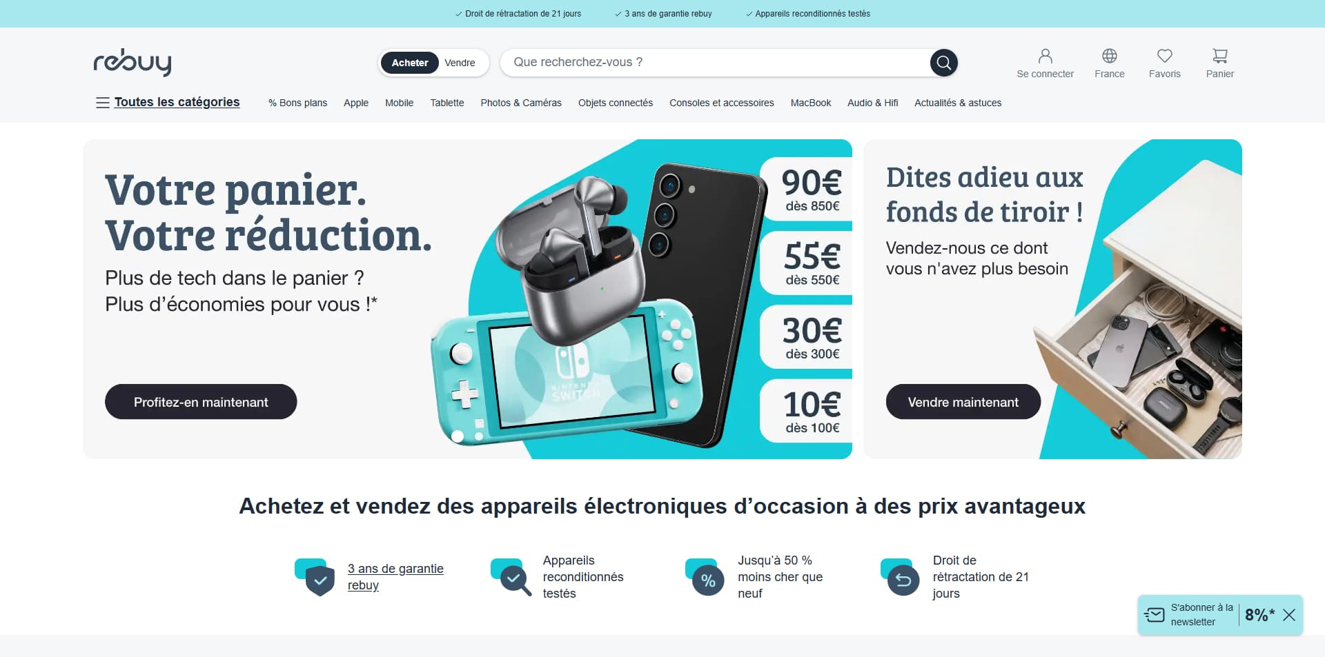 Rebuy Code de réduction
