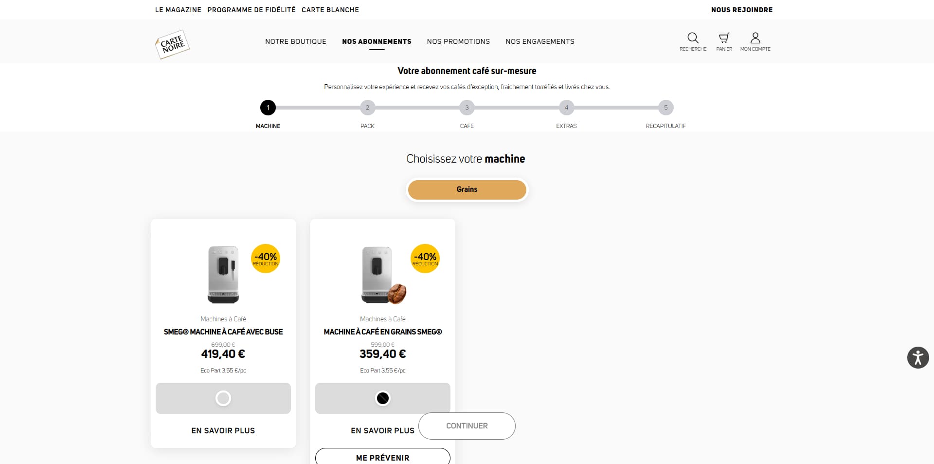 Carte Noire Code de réduction