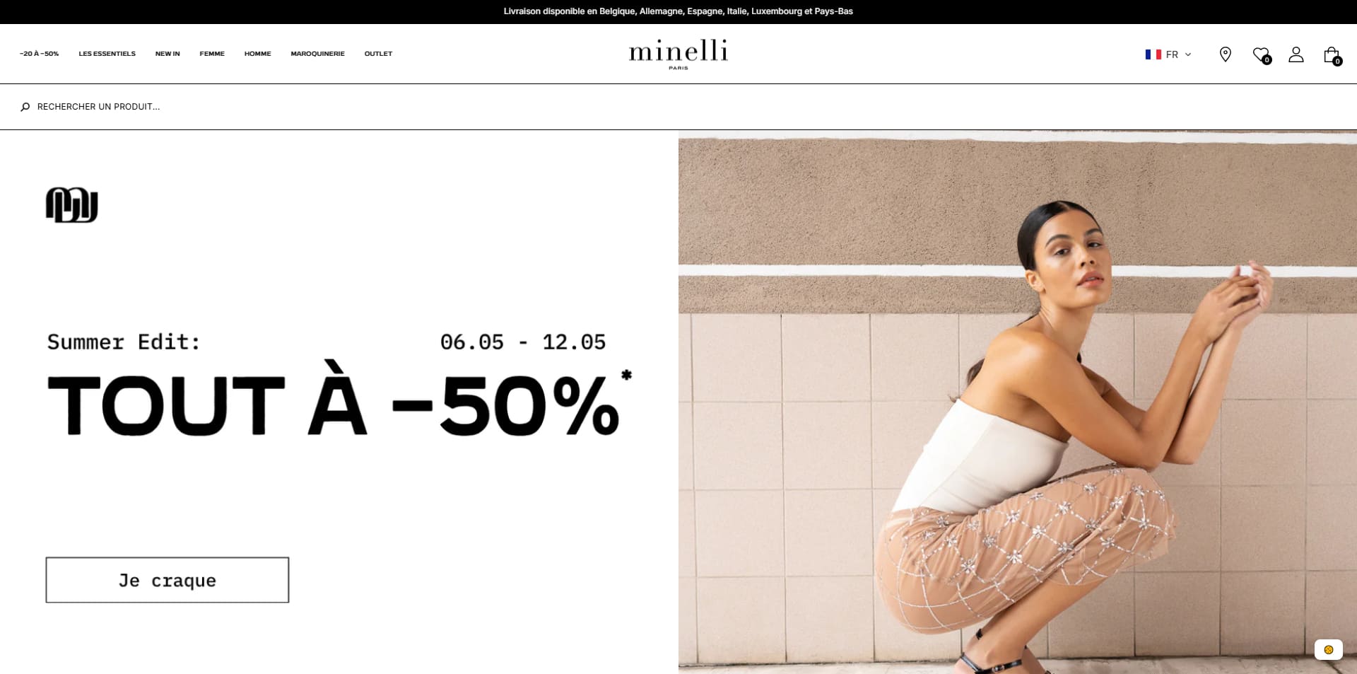 Minelli Code de réduction
