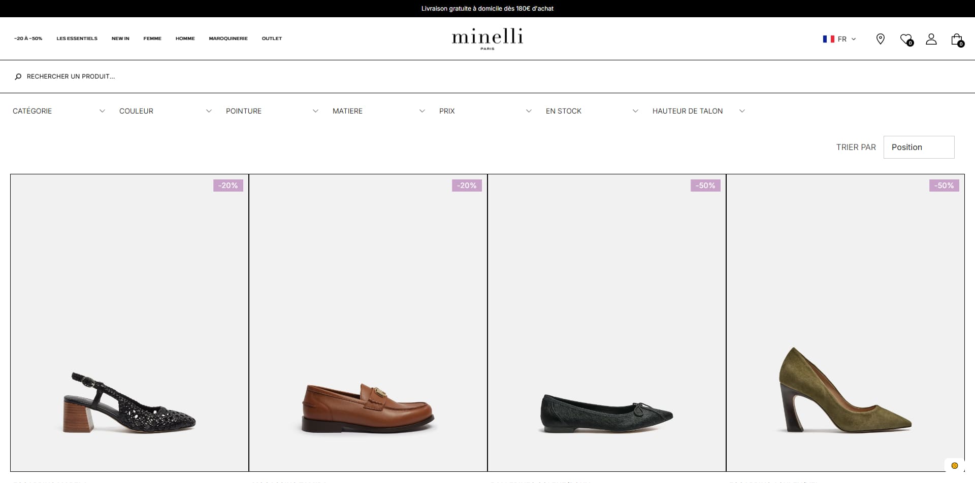 Minelli Bons de réduction