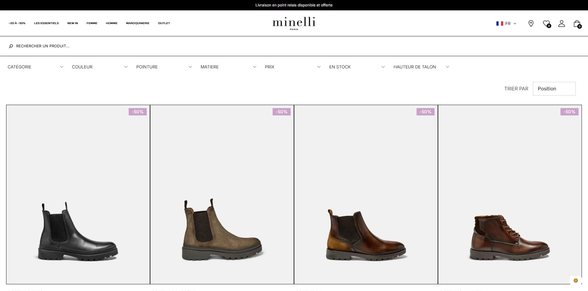 Minelli Code de réduction