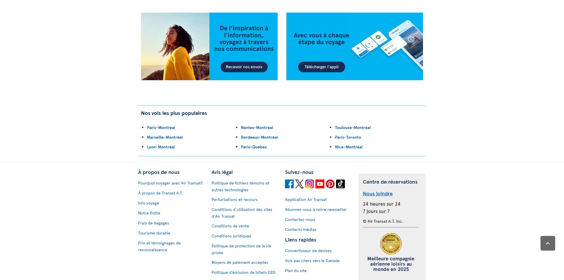 Air Transat coupons