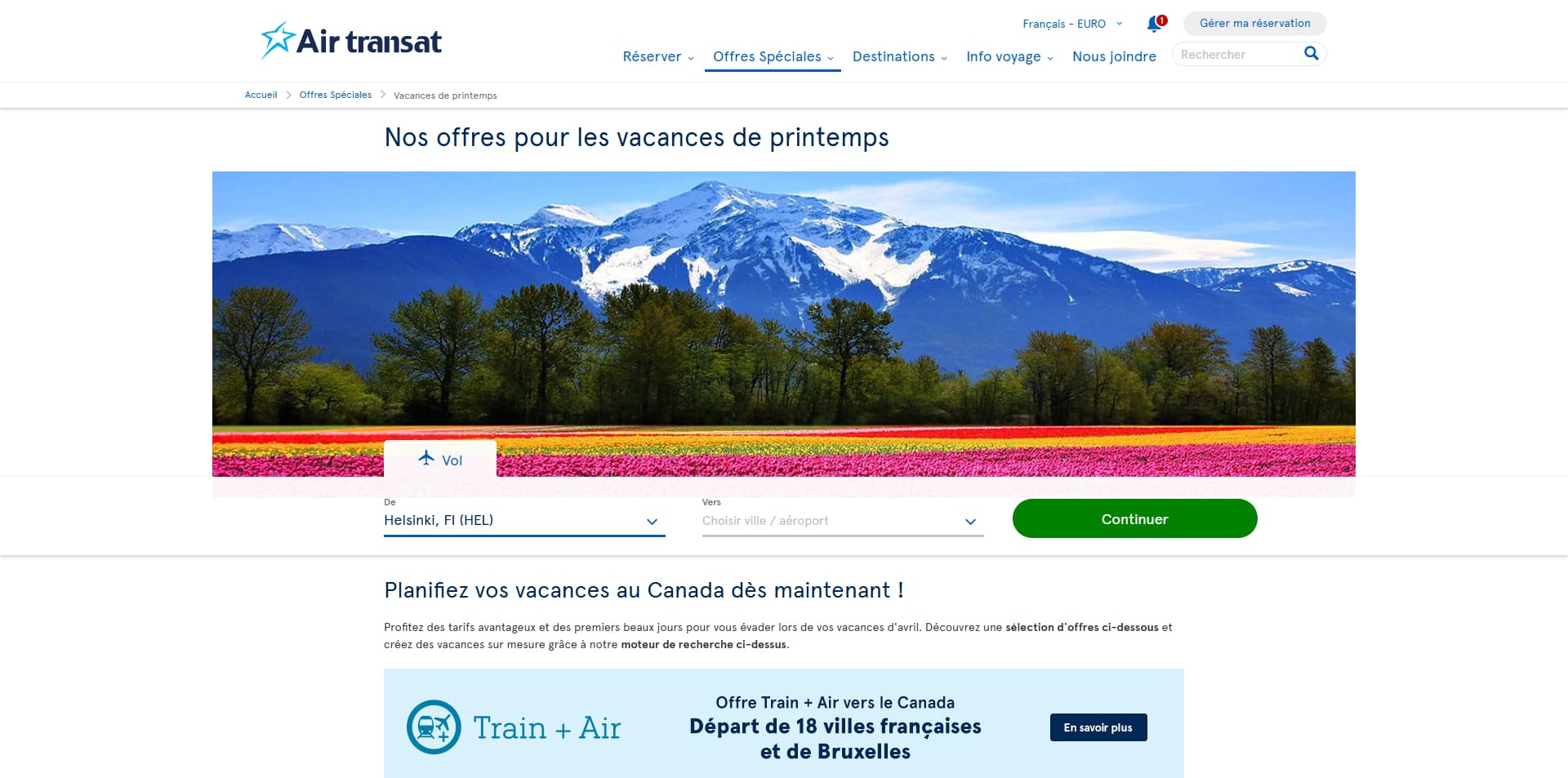 Air Transat Bon d'achat