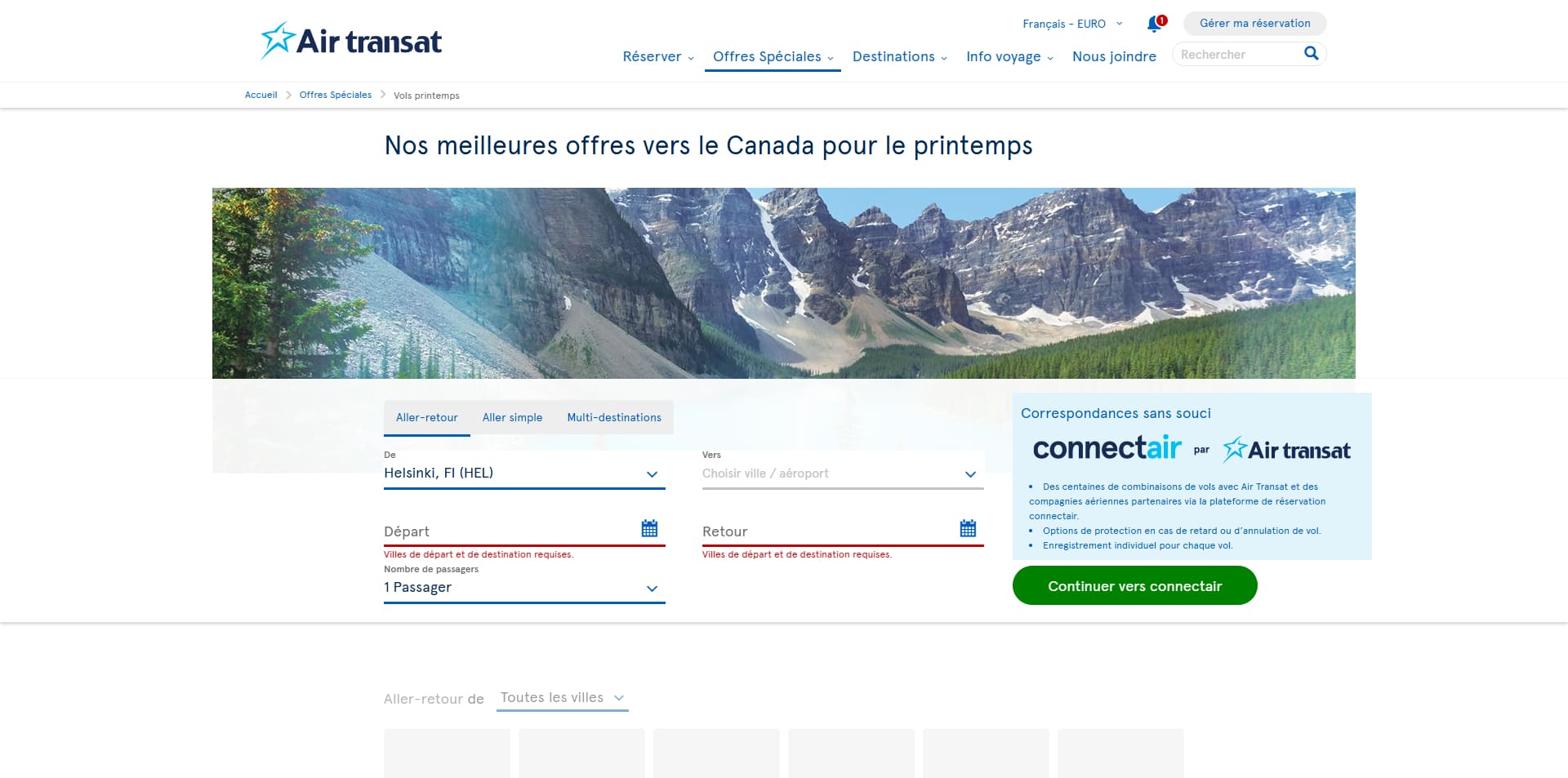 Air Transat coupons