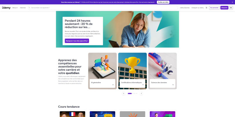 code promo Udemy