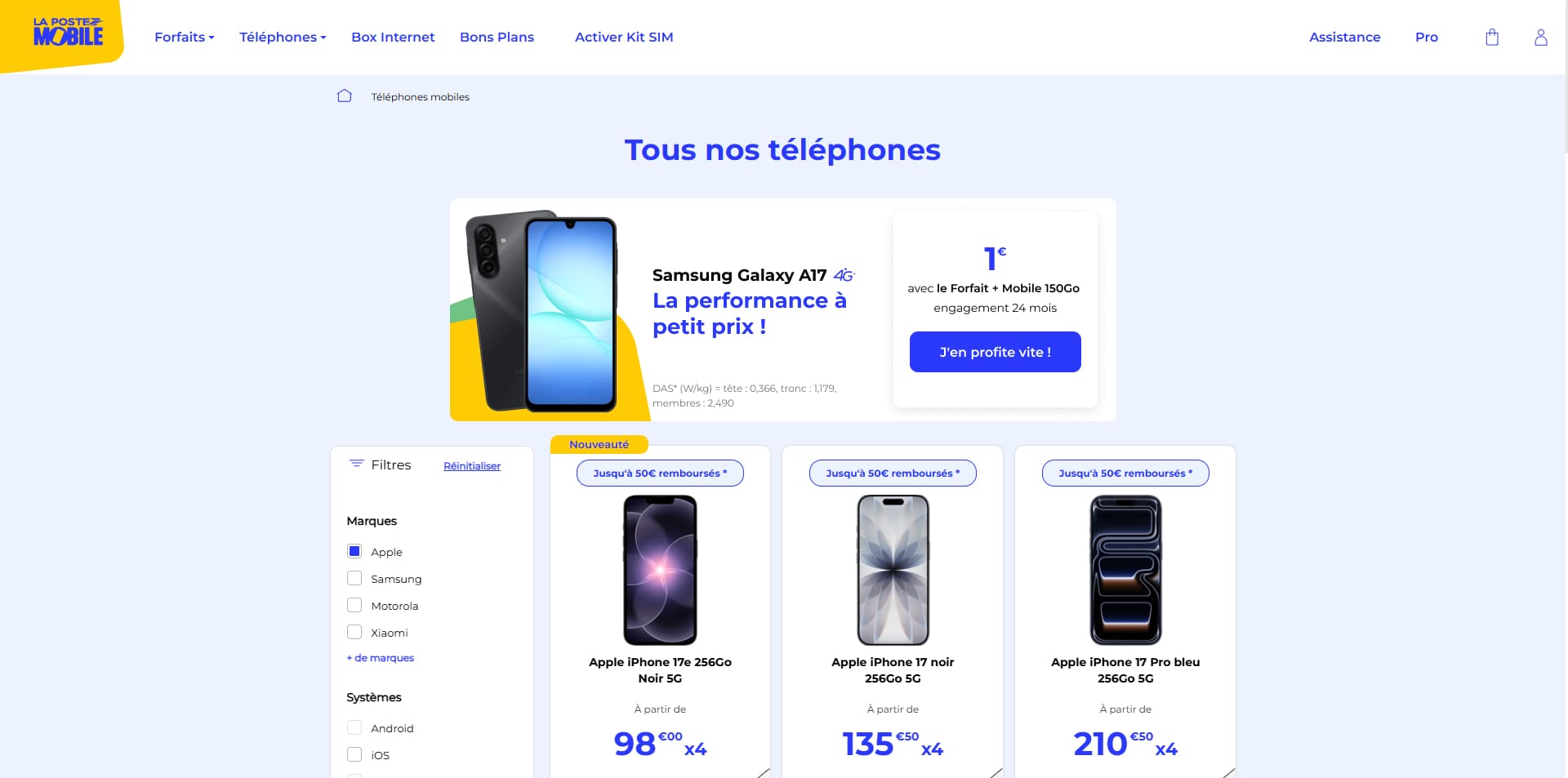 La Poste Mobile Code promo