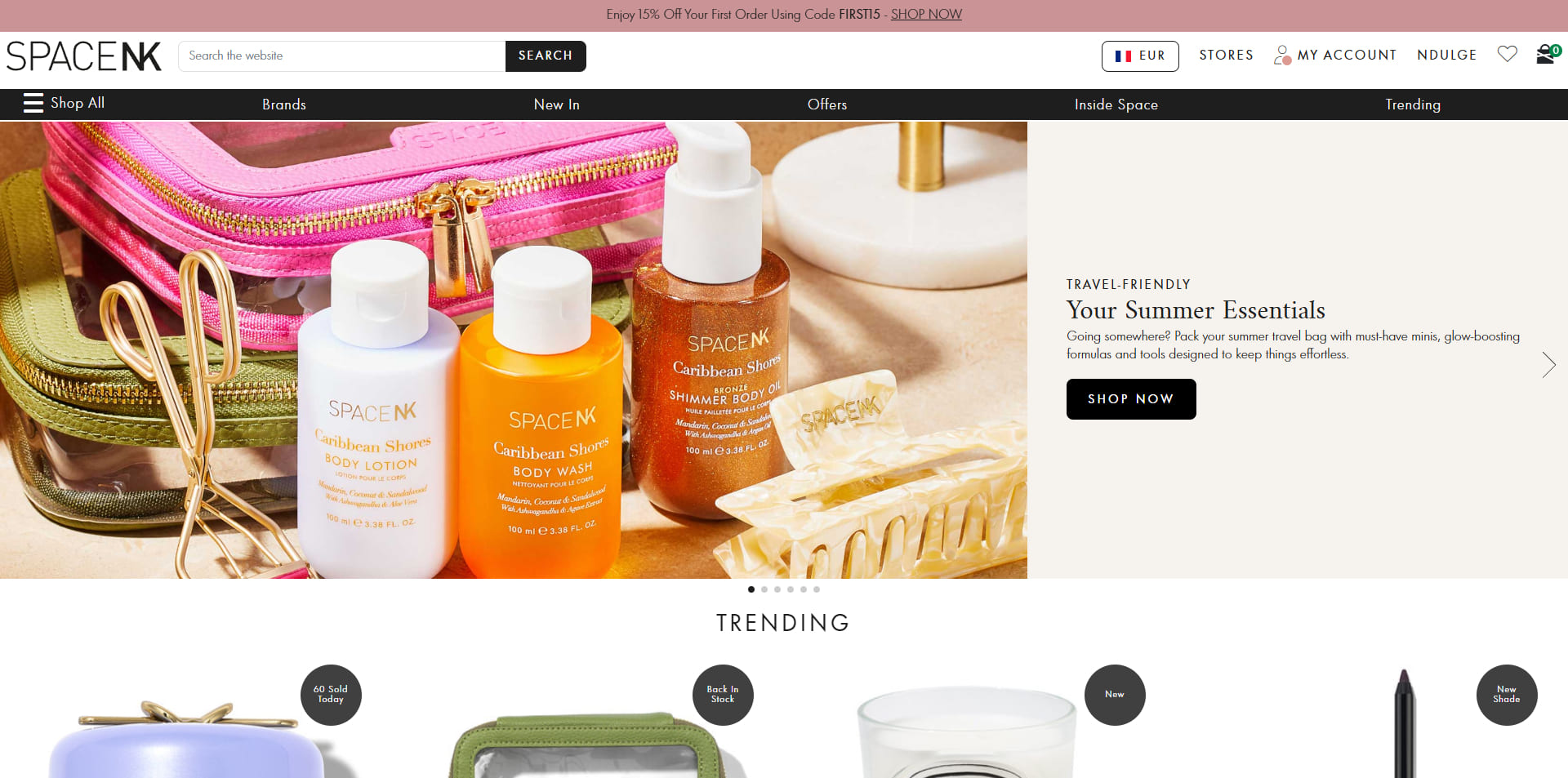 Space NK Code de réduction