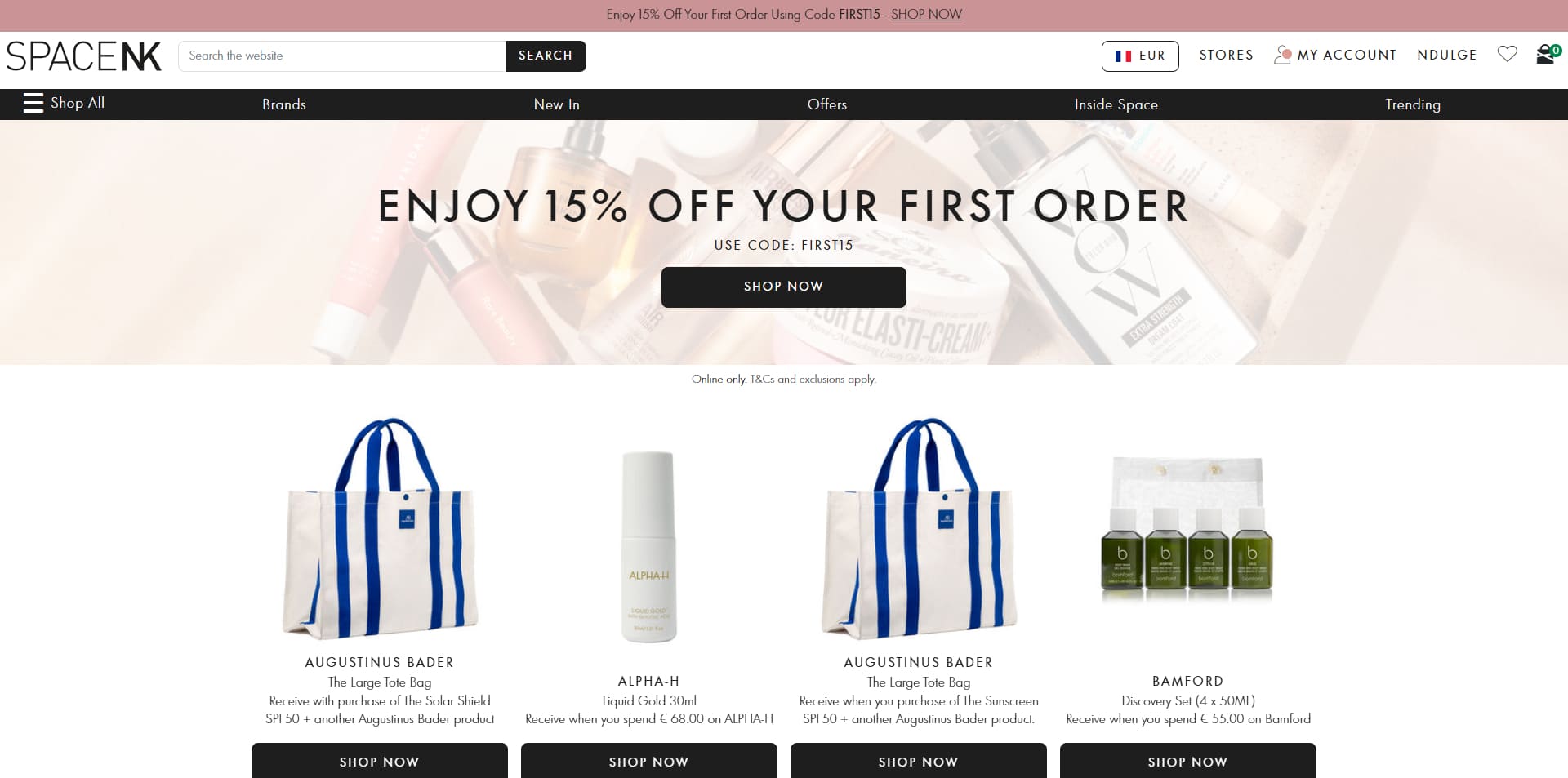Space NK Code promo