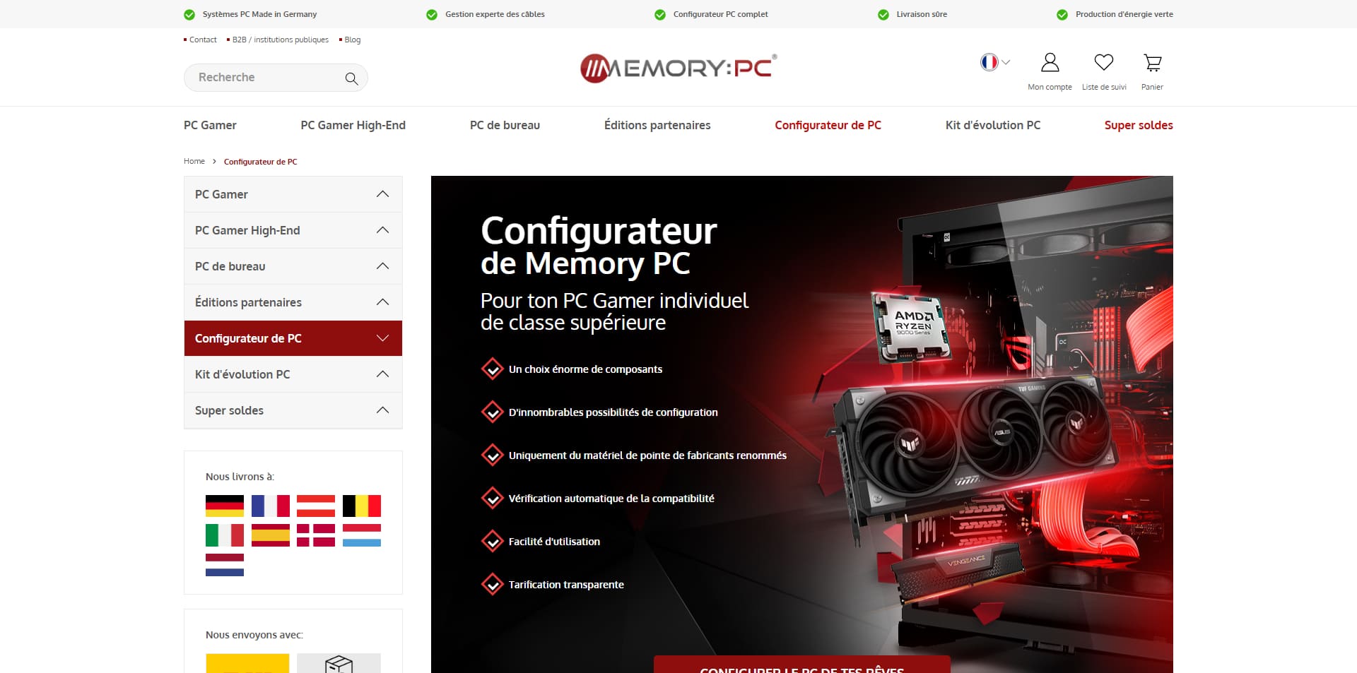 Memory PC Code de réduction