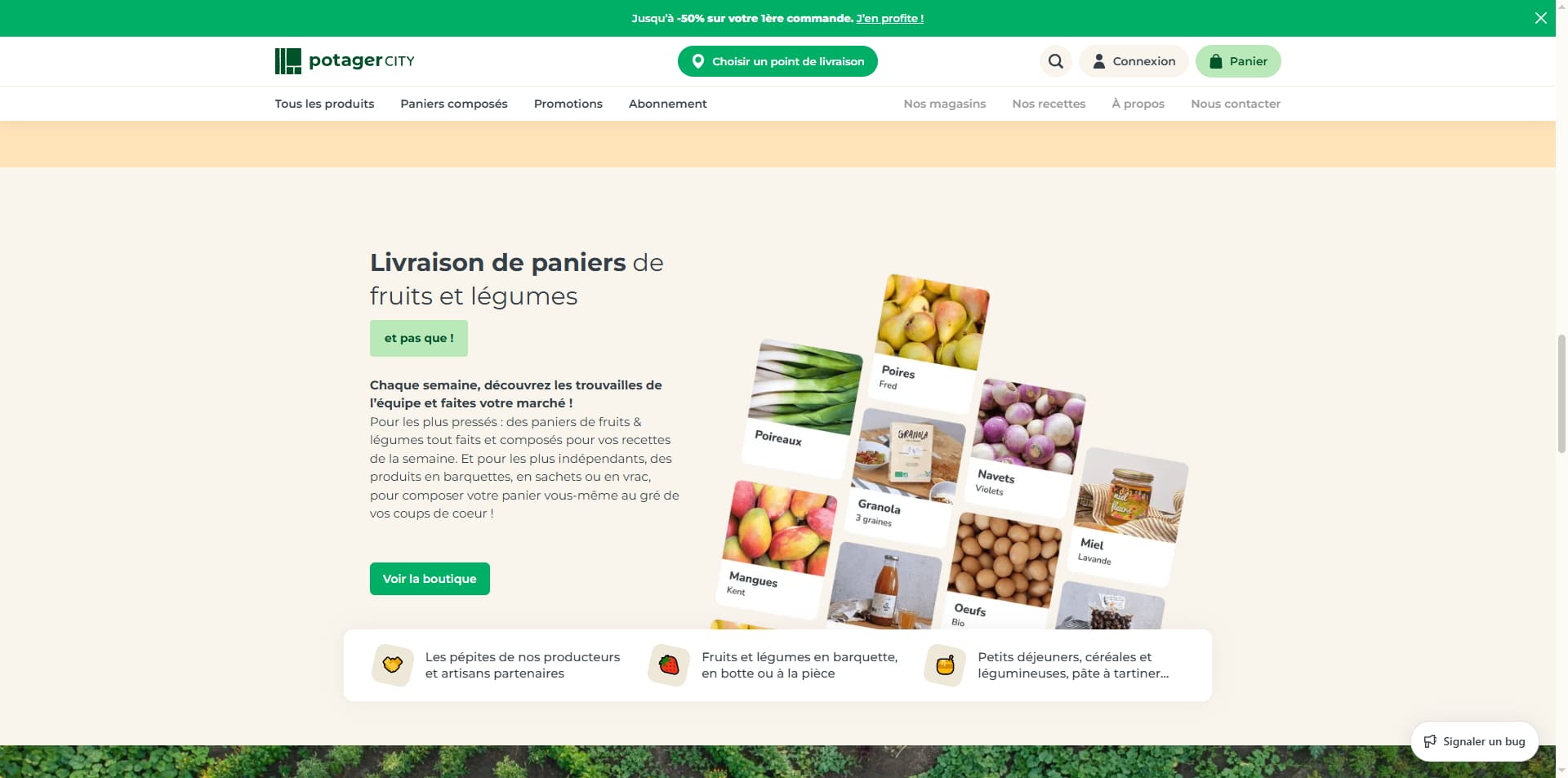 Potager City coupons