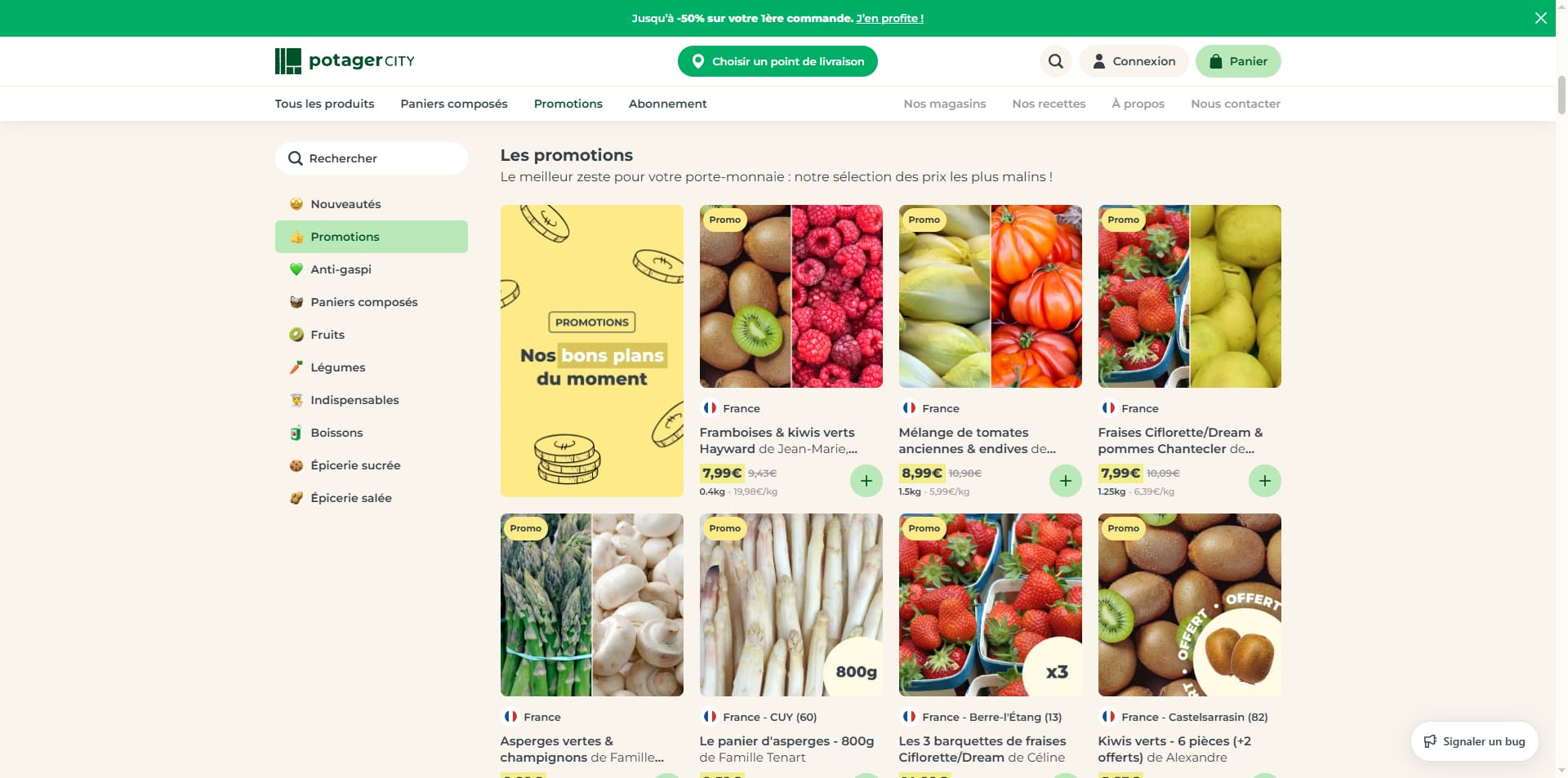 Potager City coupons