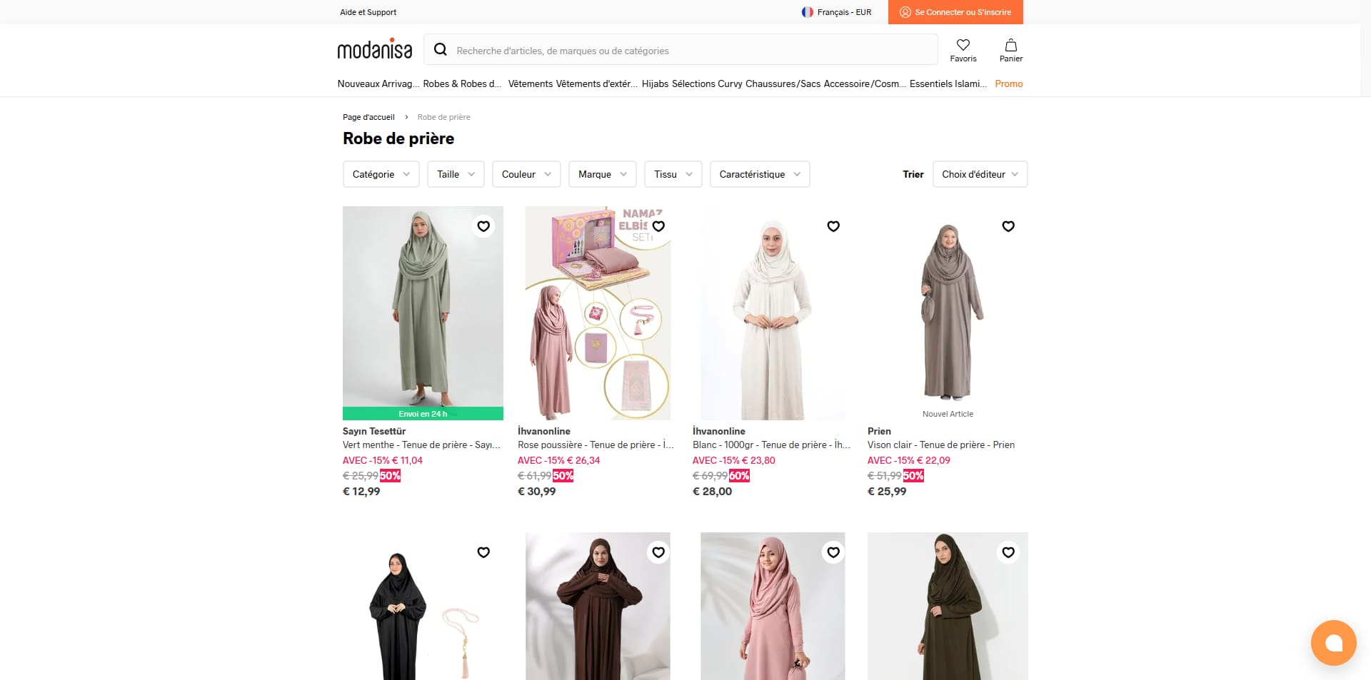 Modanisa Code de réduction