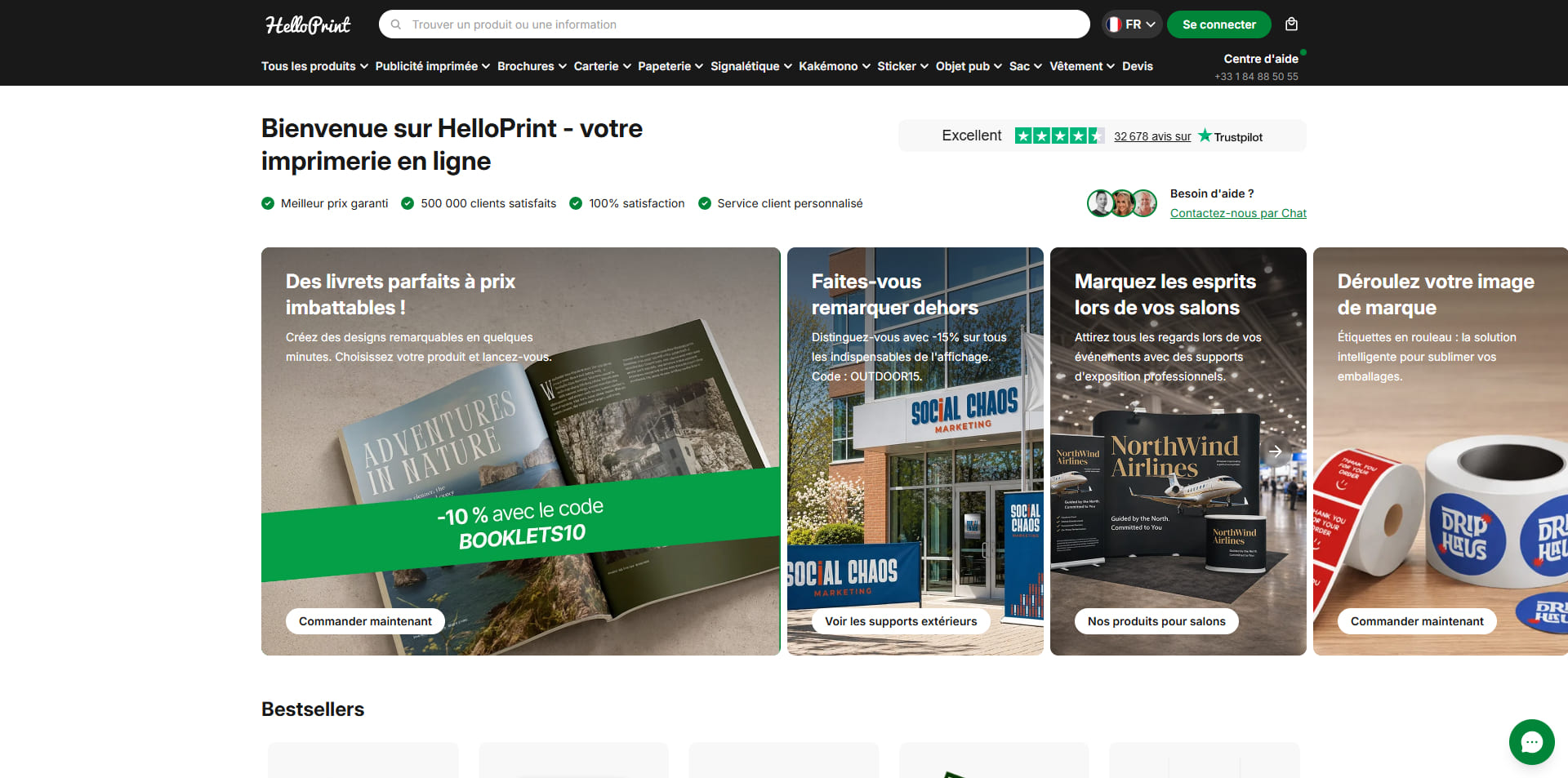 Helloprint Code de réduction