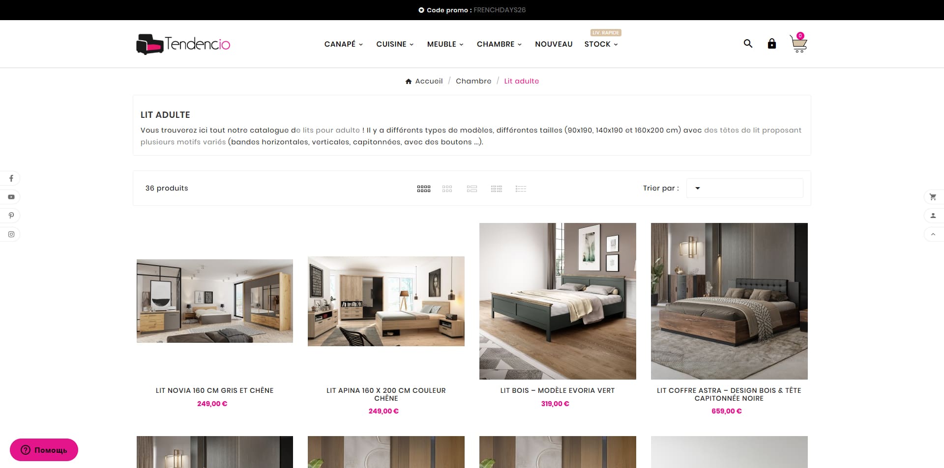Tendencio Code promo