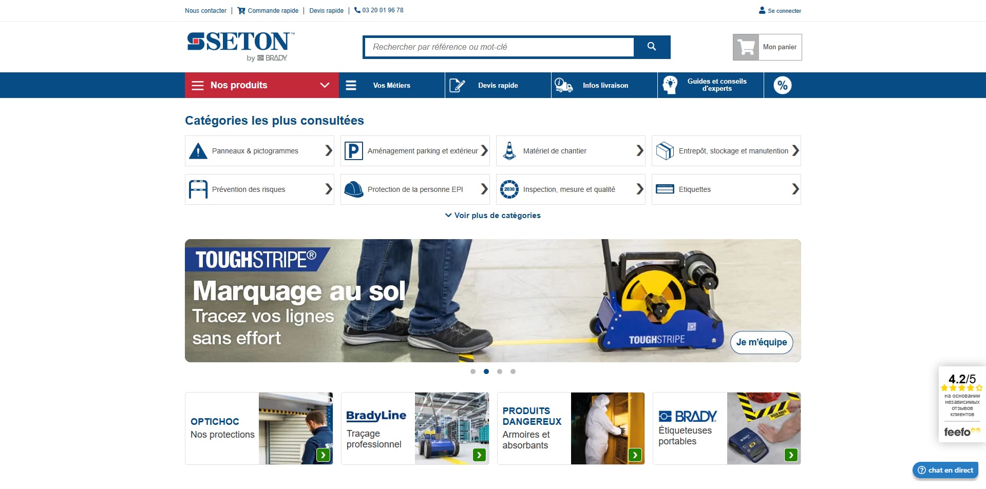 Seton Code de réduction