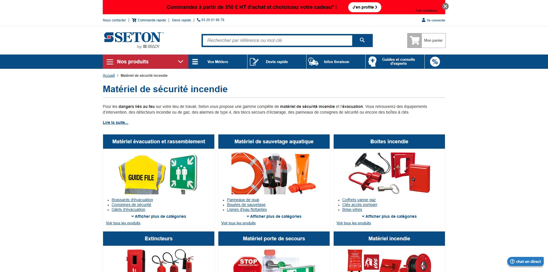Seton Code de réduction