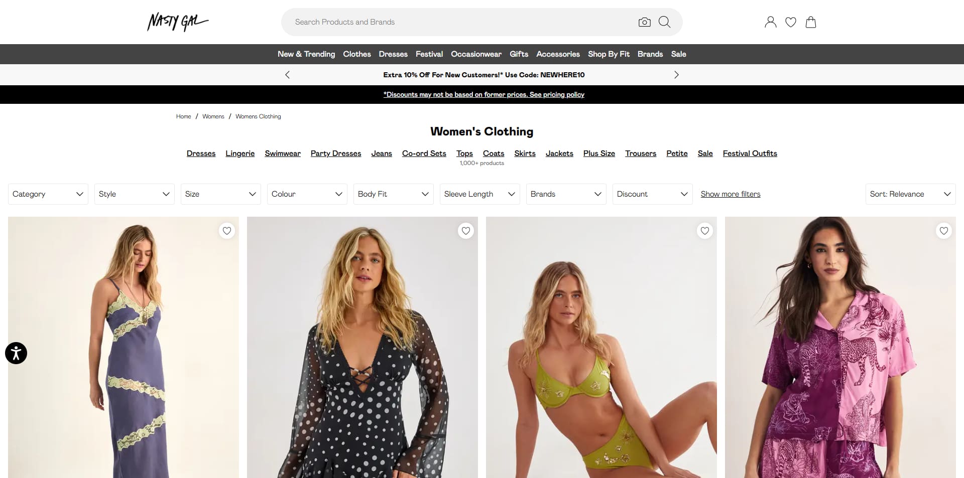 Nastygal Code promo