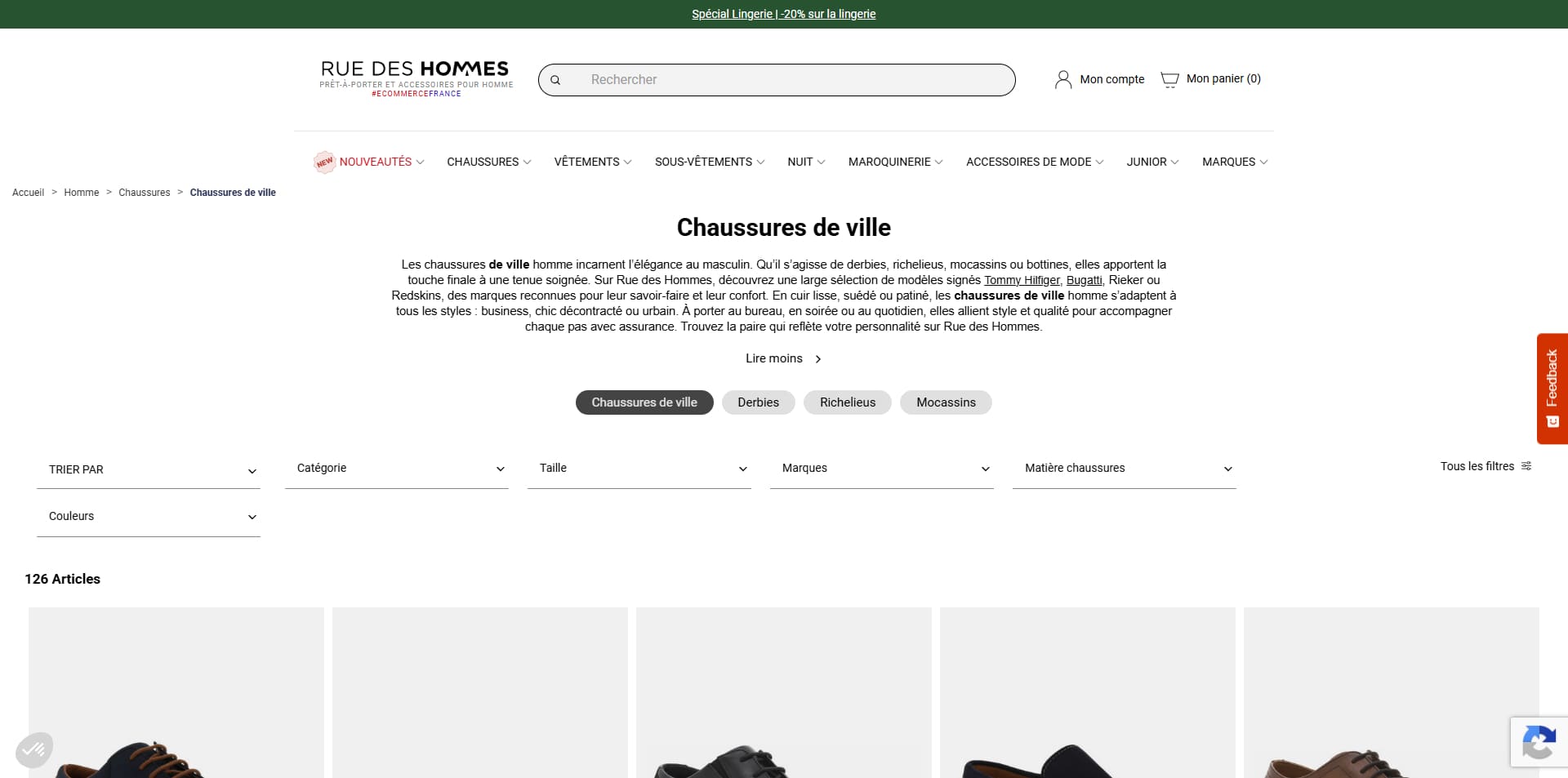 Rue des Hommes Code promo