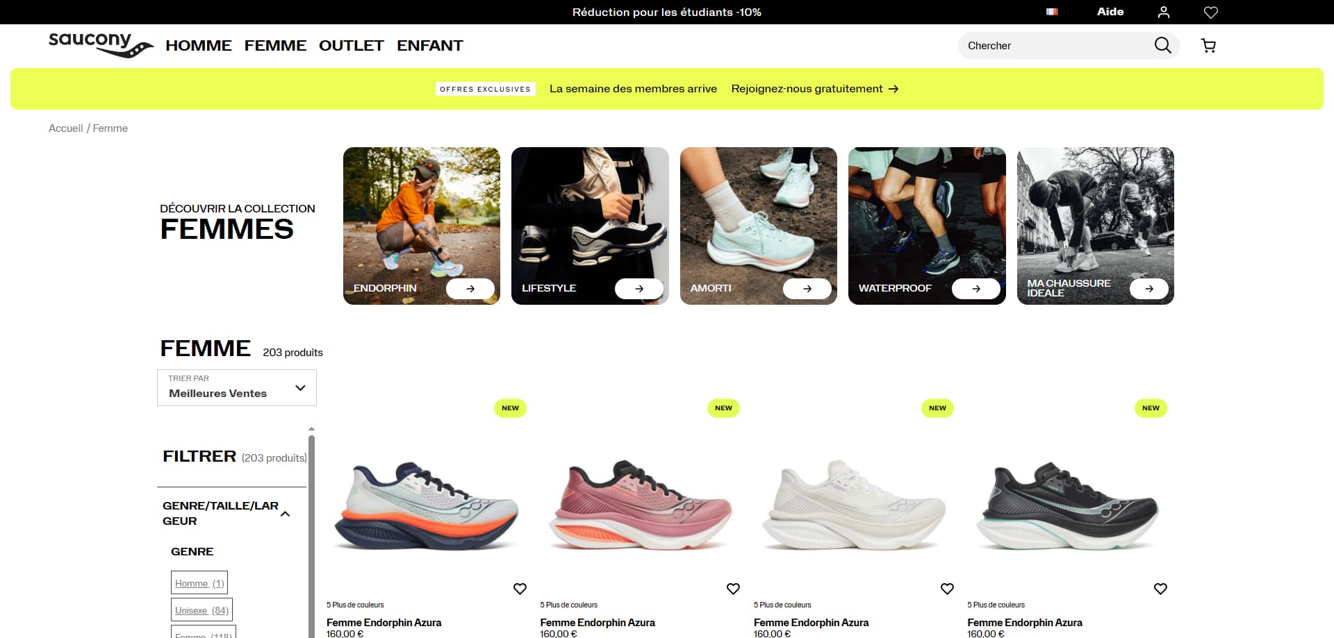 Saucony Bons de réduction