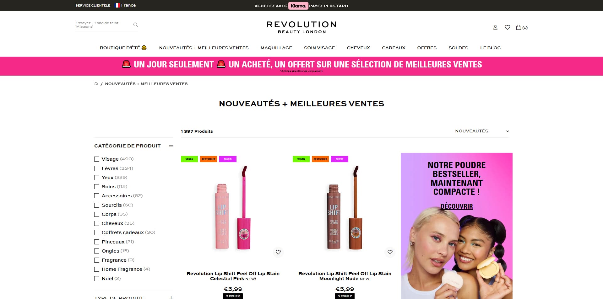 Revolution Beauty Bon d'achat