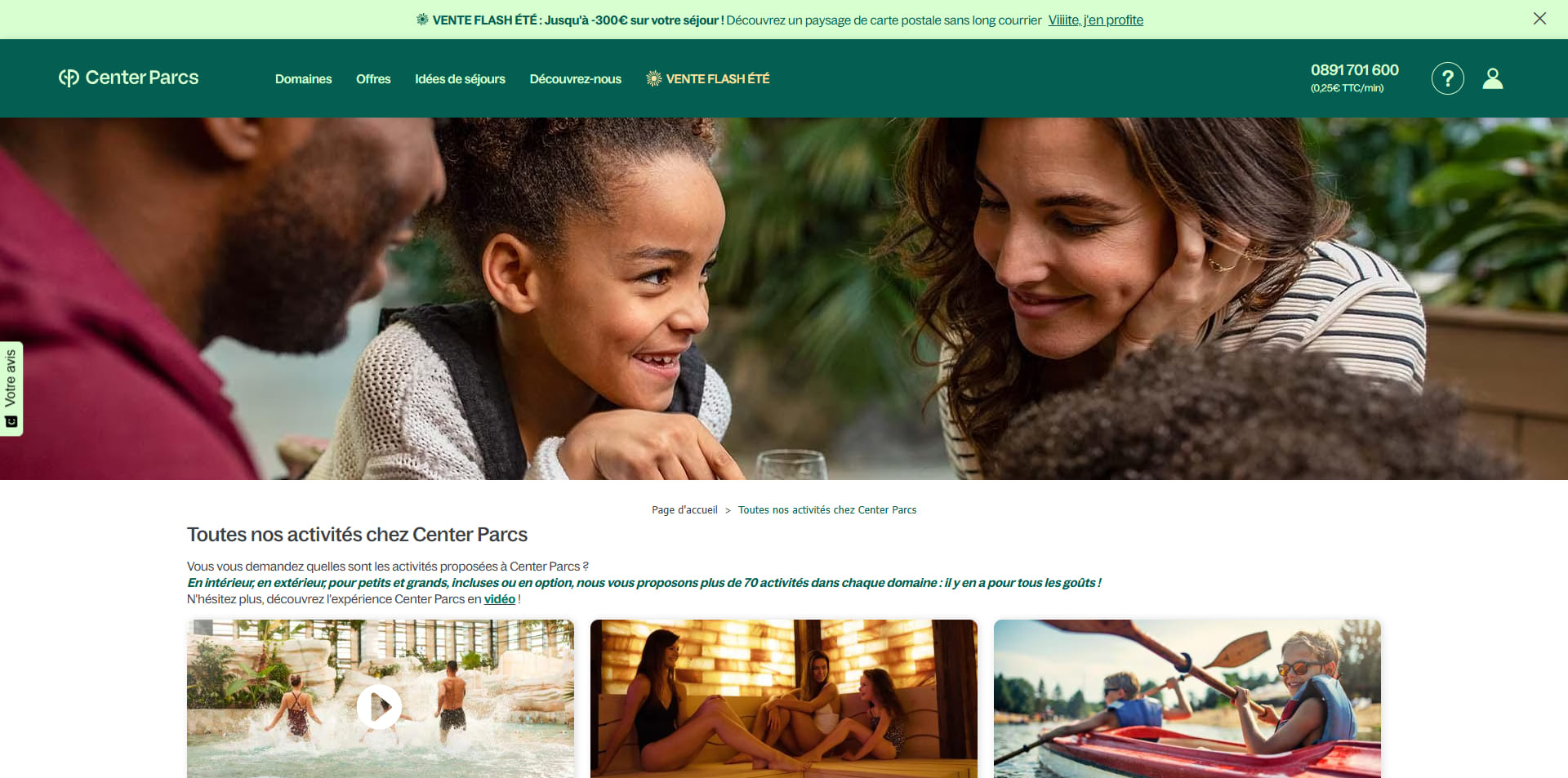 Center Parcs Code de réduction