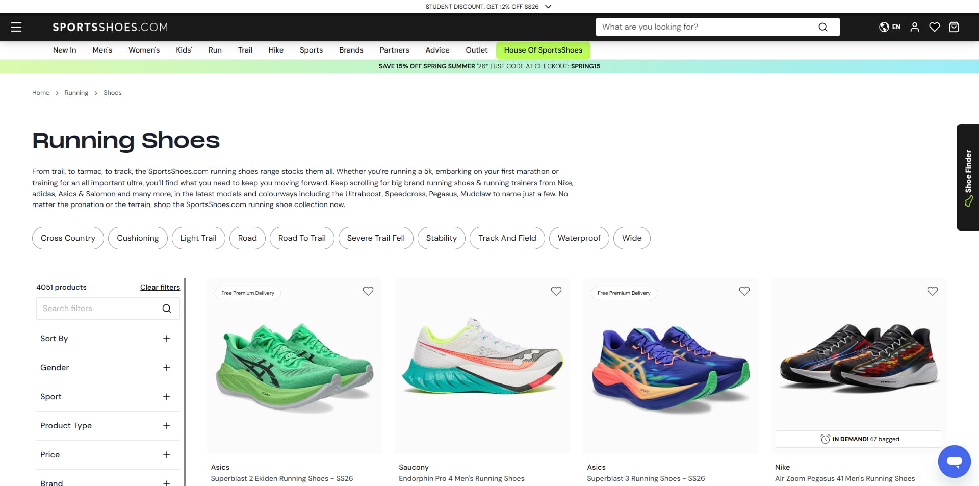 SportShoes Code promo