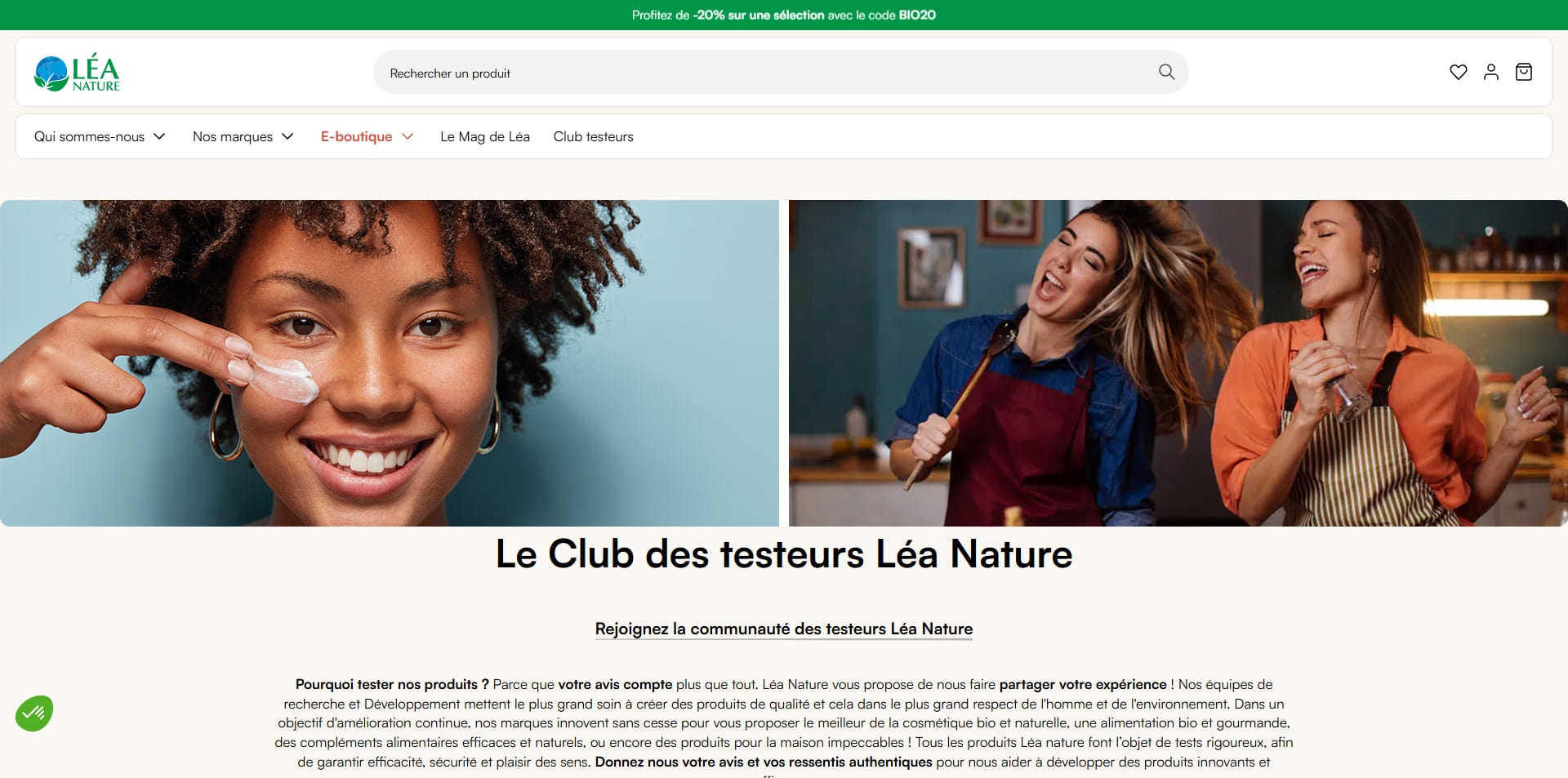 Léa Nature Code promo