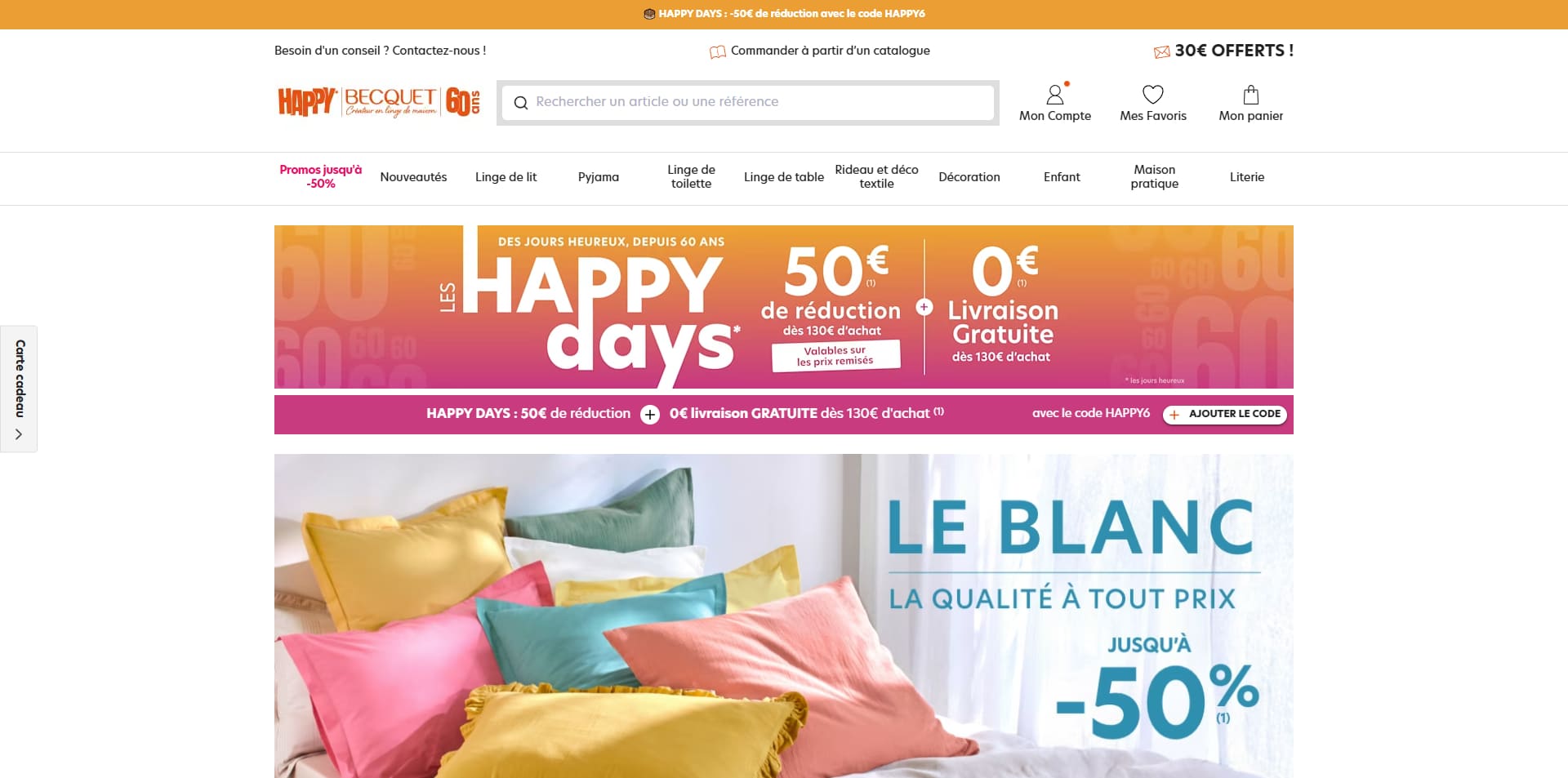 Becquet Code de réduction