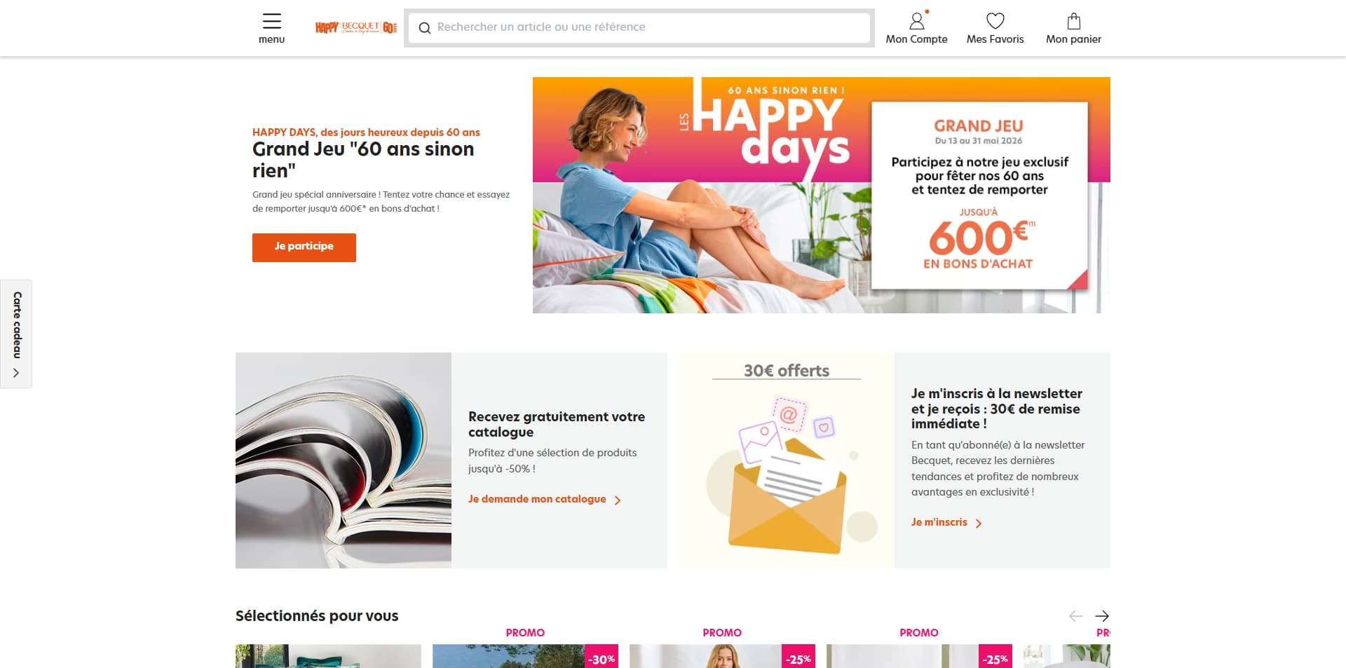 Becquet coupons
