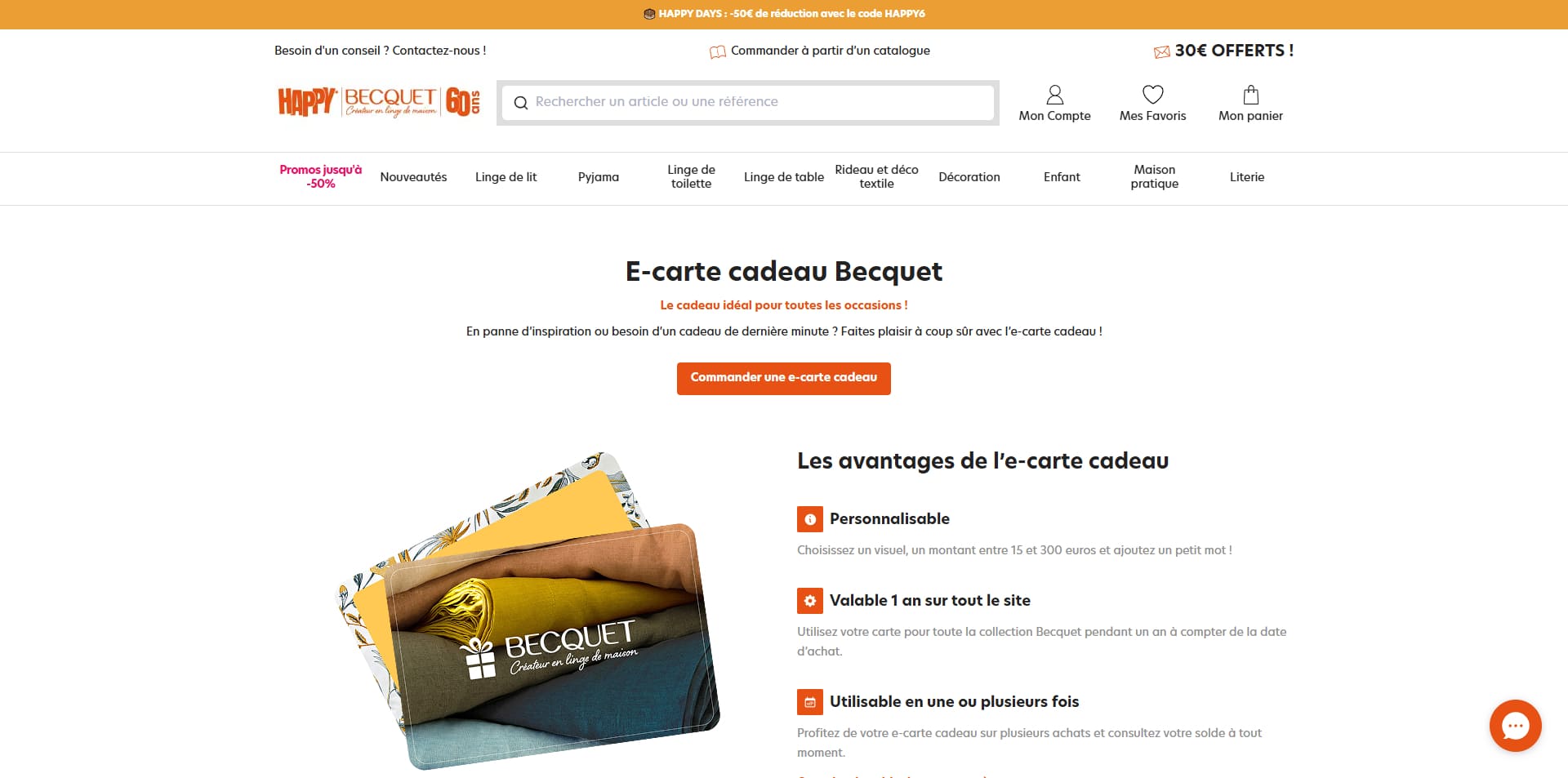 Becquet Code promo