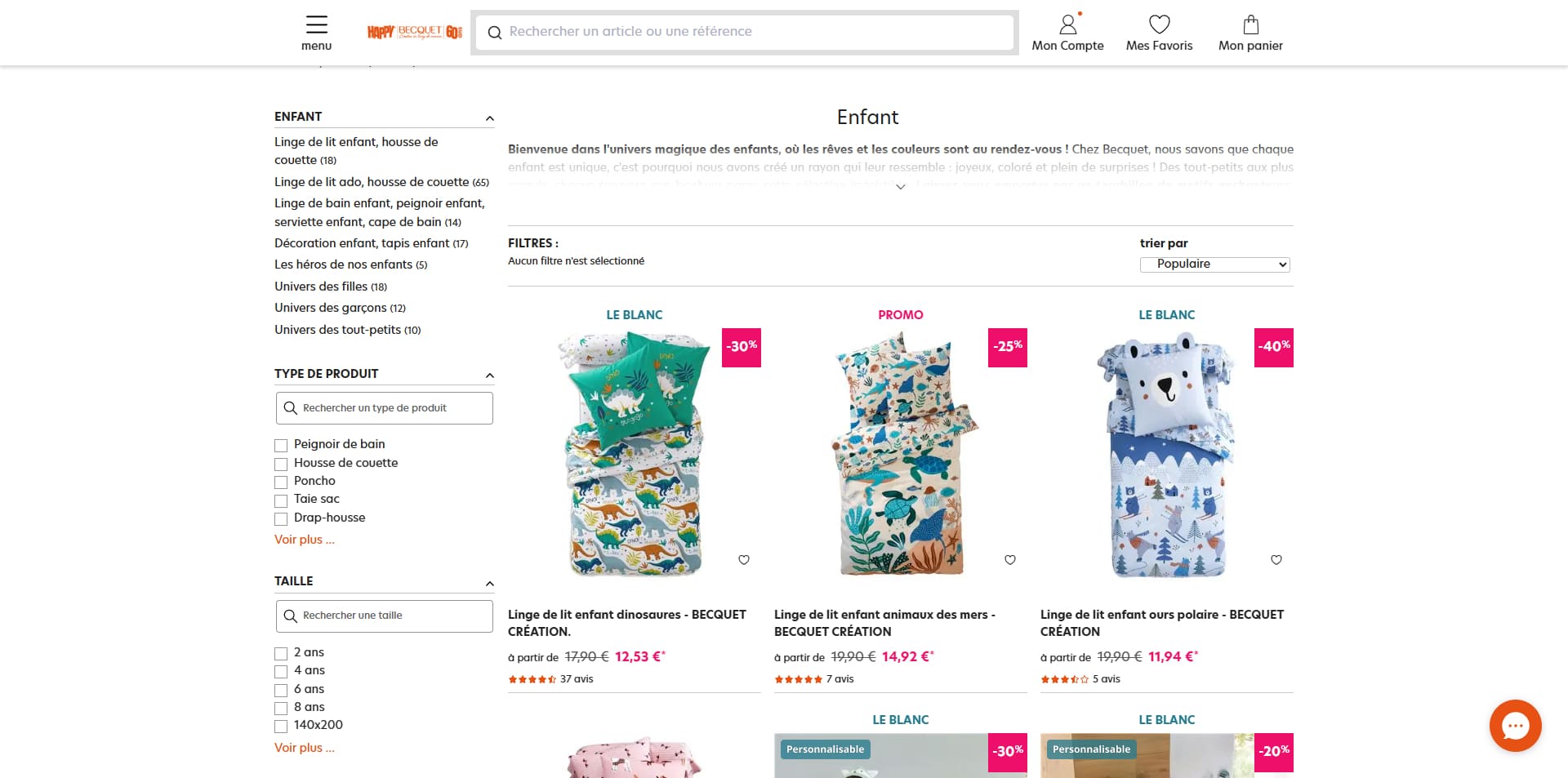 Becquet Bons de réduction