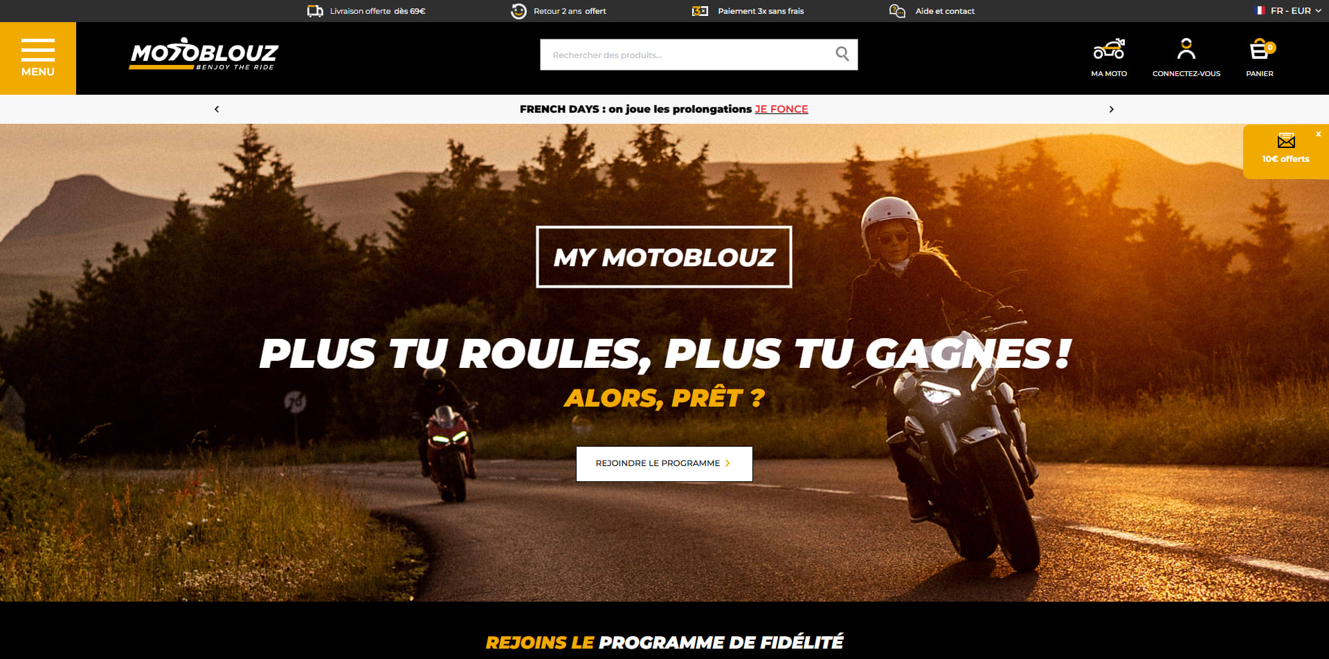 Motoblouz Code de réduction