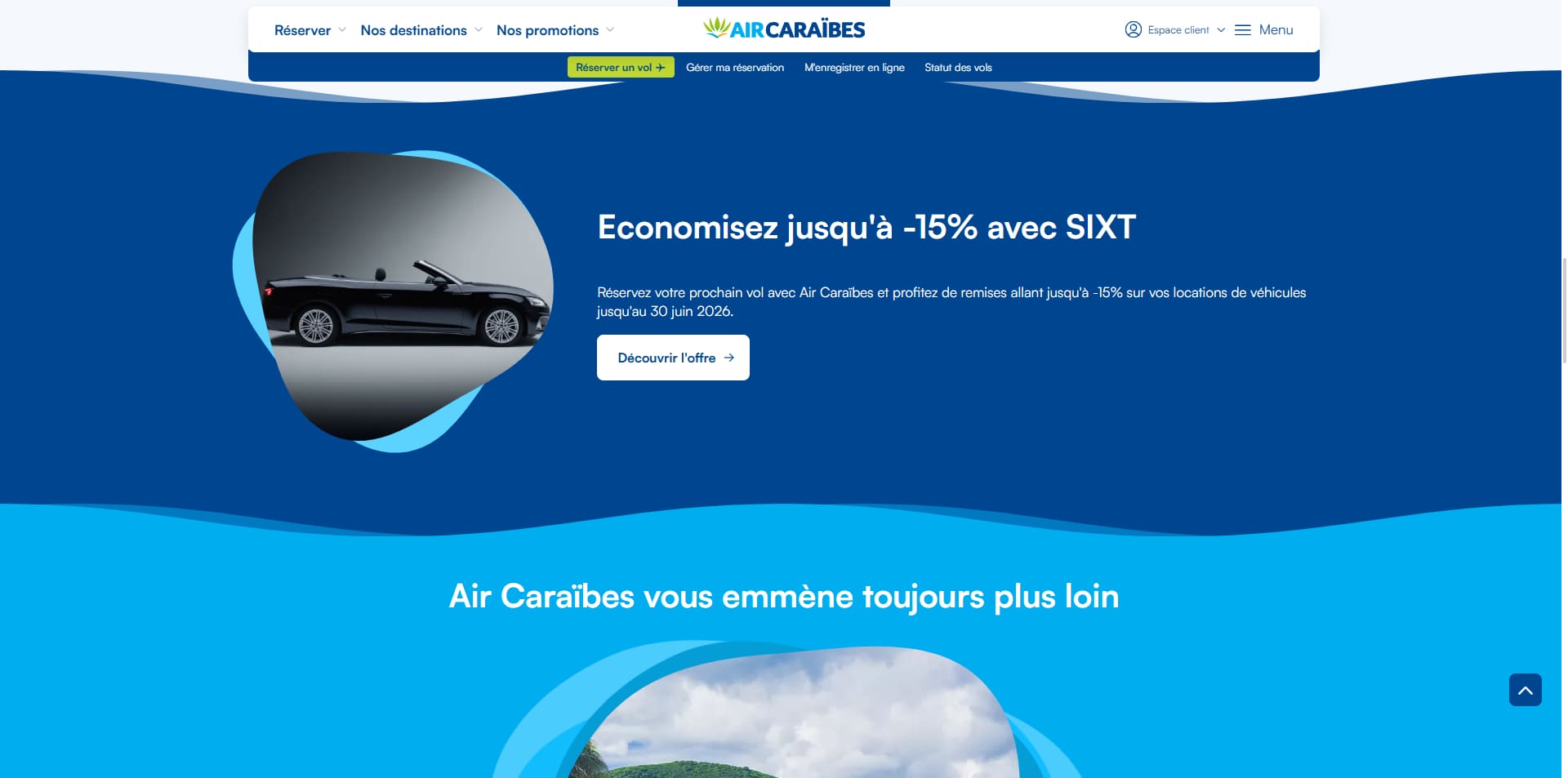 Air Caraibes Code promo