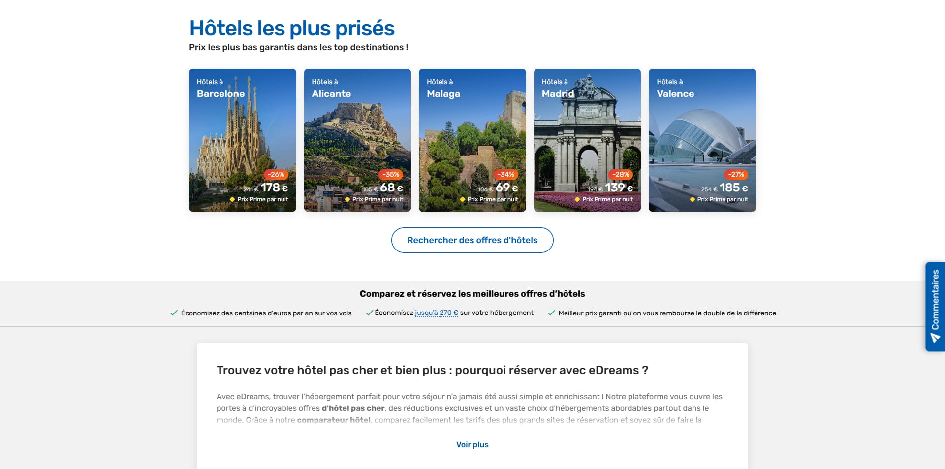 eDreams Bon d'achat
