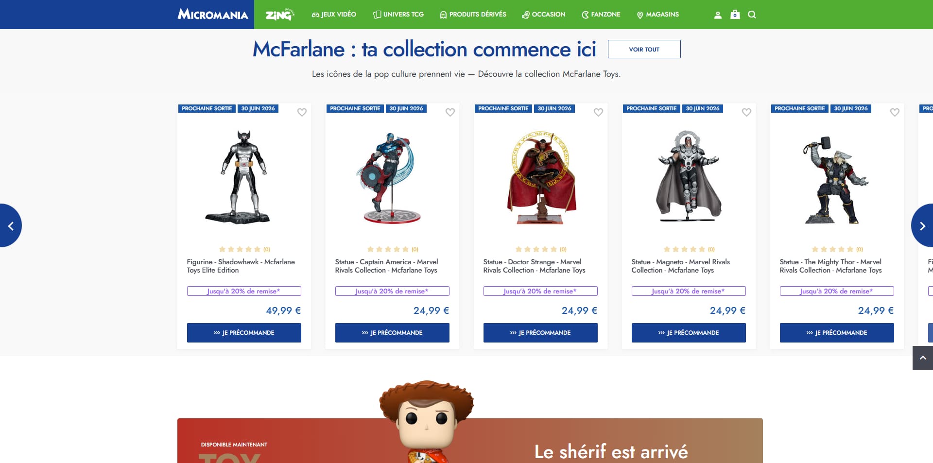 Micromania Code promo