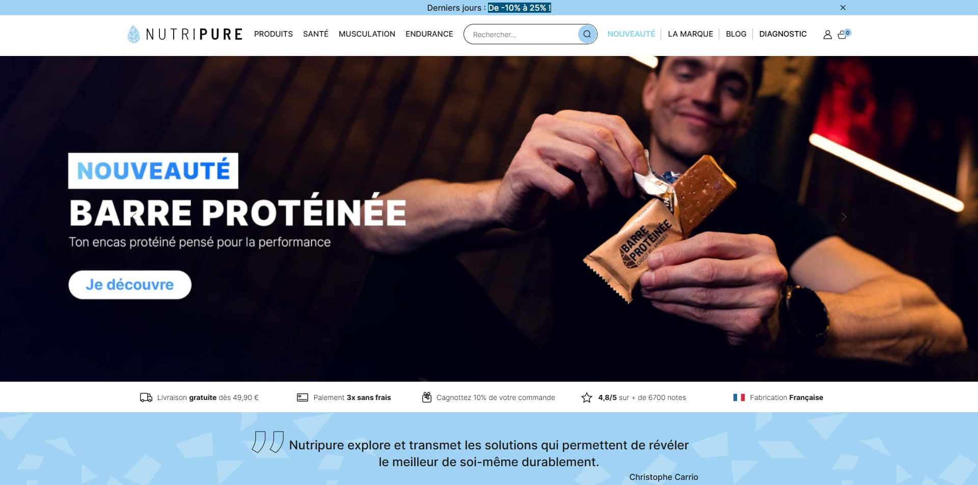 Nutripure Code de réduction