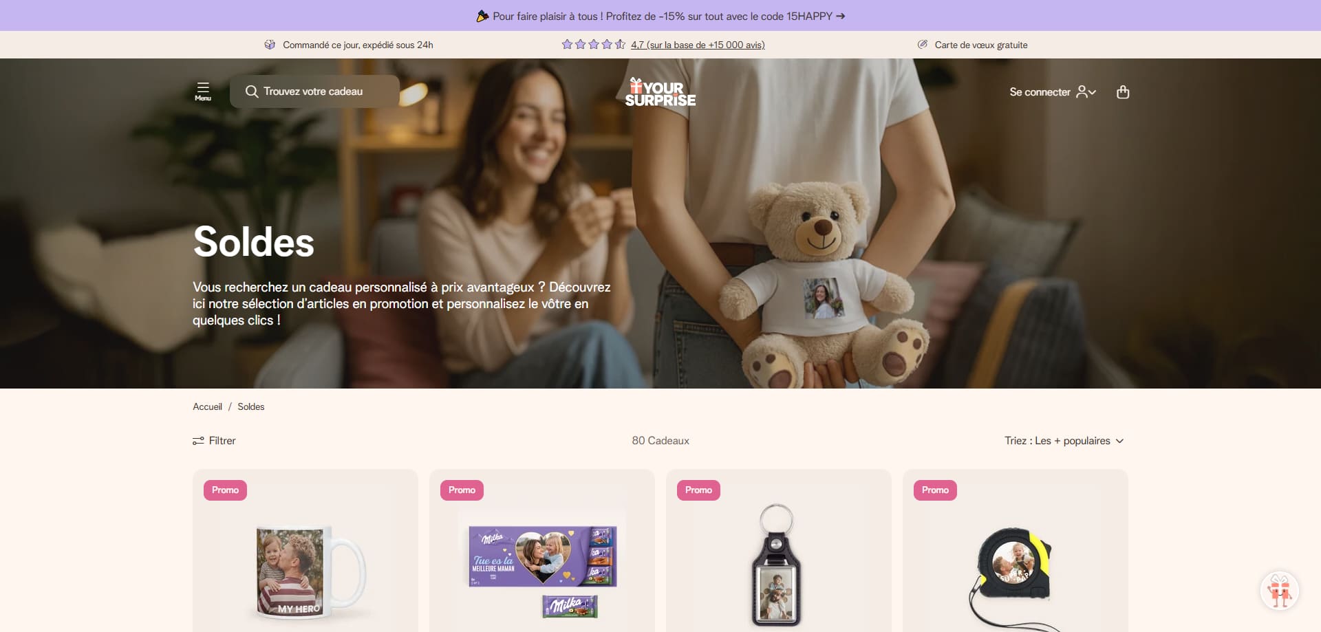 YourSurprise Code de réduction