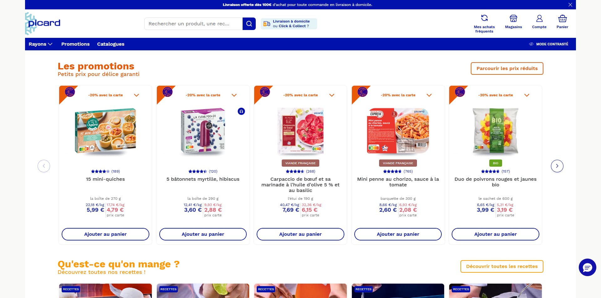 Picard Bon d'achat