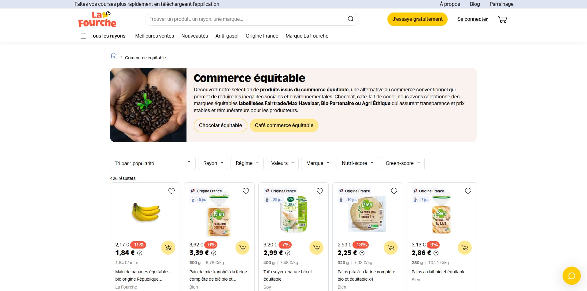 La Fourche Code promo