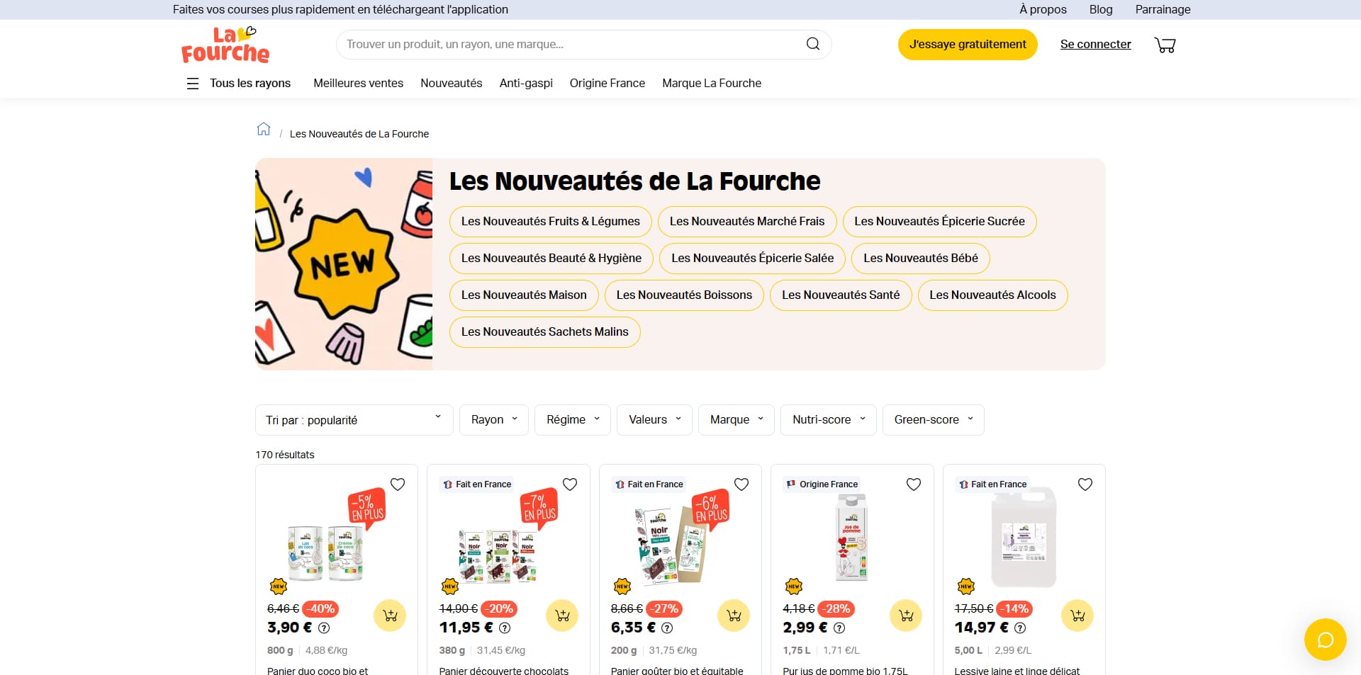 La Fourche Code promo