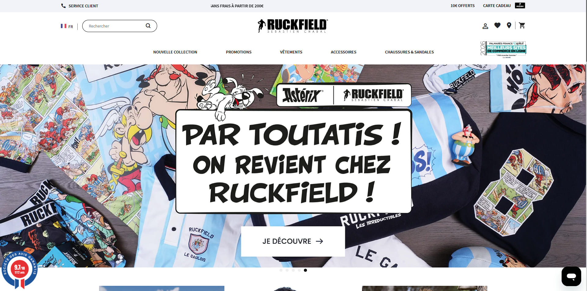 Ruckfield Code de réduction