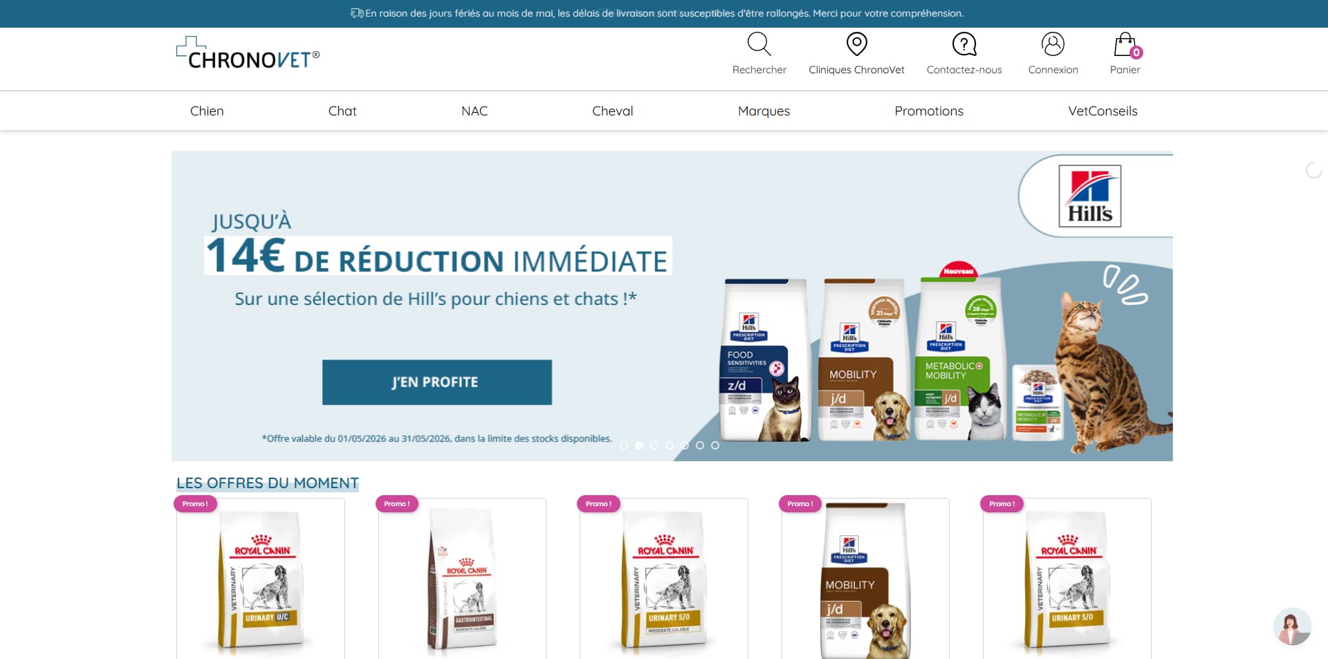 ChronoVet Code de réduction